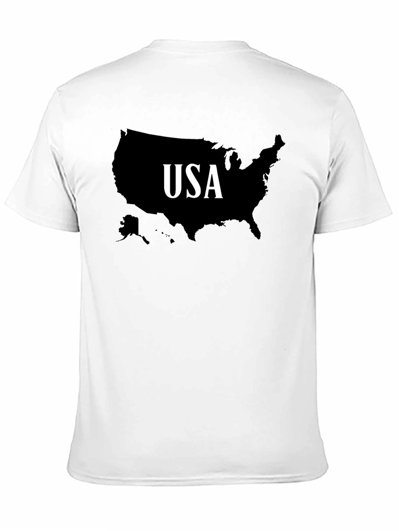 USA Map T-Shirt - Patriotic Pride Tee