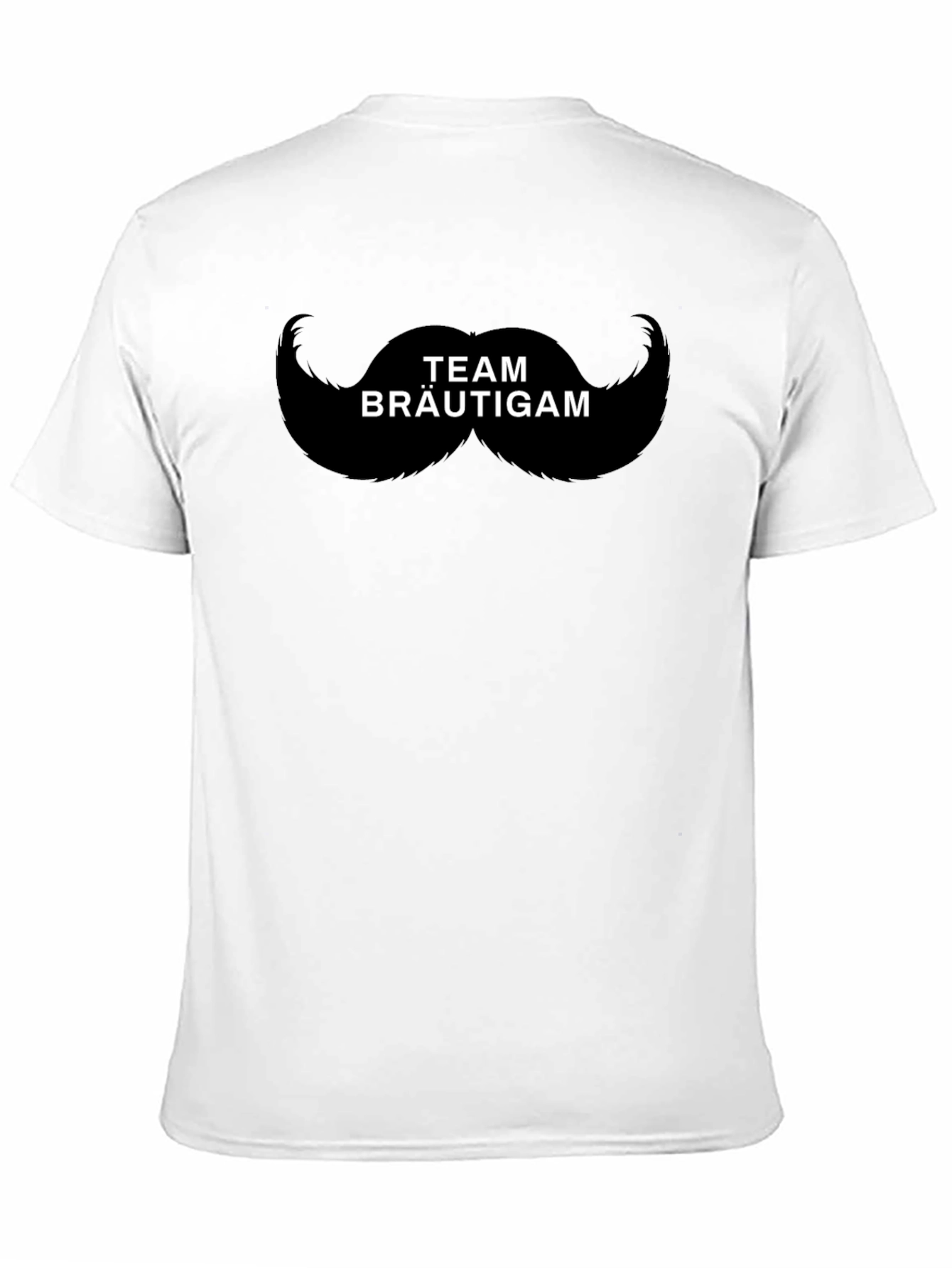 Team Bräutigam Mustache Graphic T-Shirt