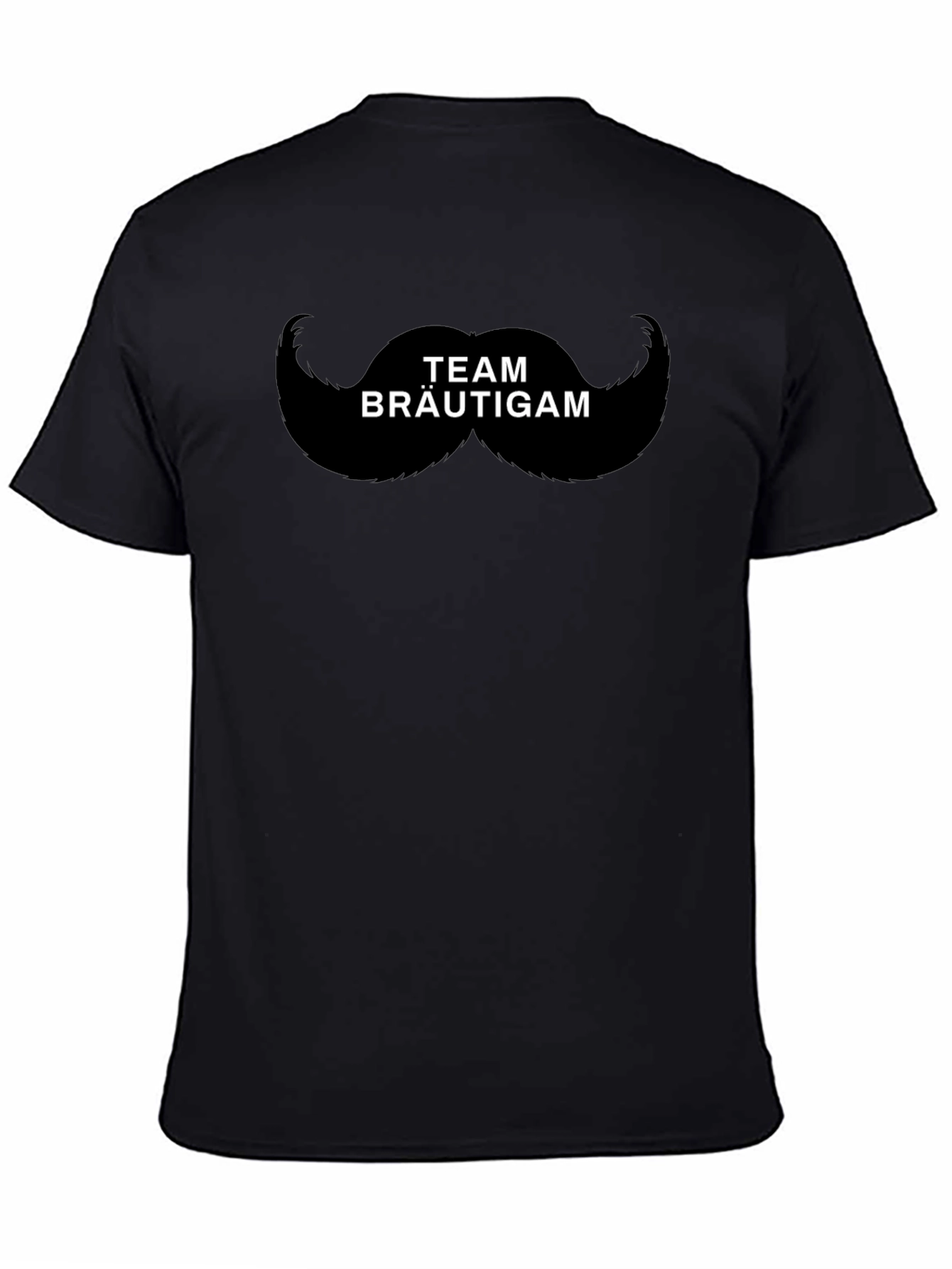 Team Bräutigam Mustache Graphic T-Shirt