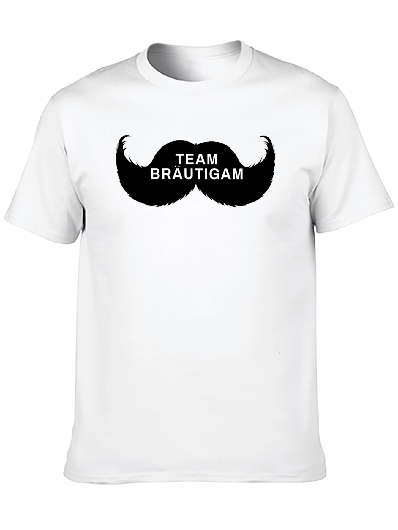Team Bräutigam Mustache Graphic T-Shirt