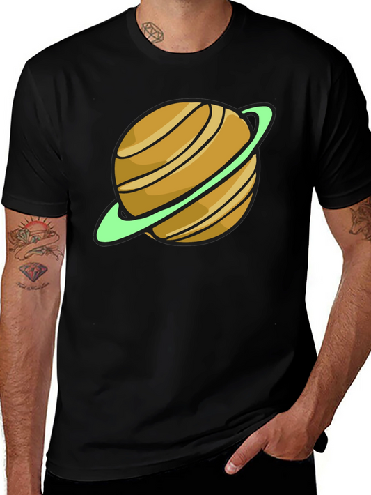 Saturn Graphic T-Shirt - Space Style