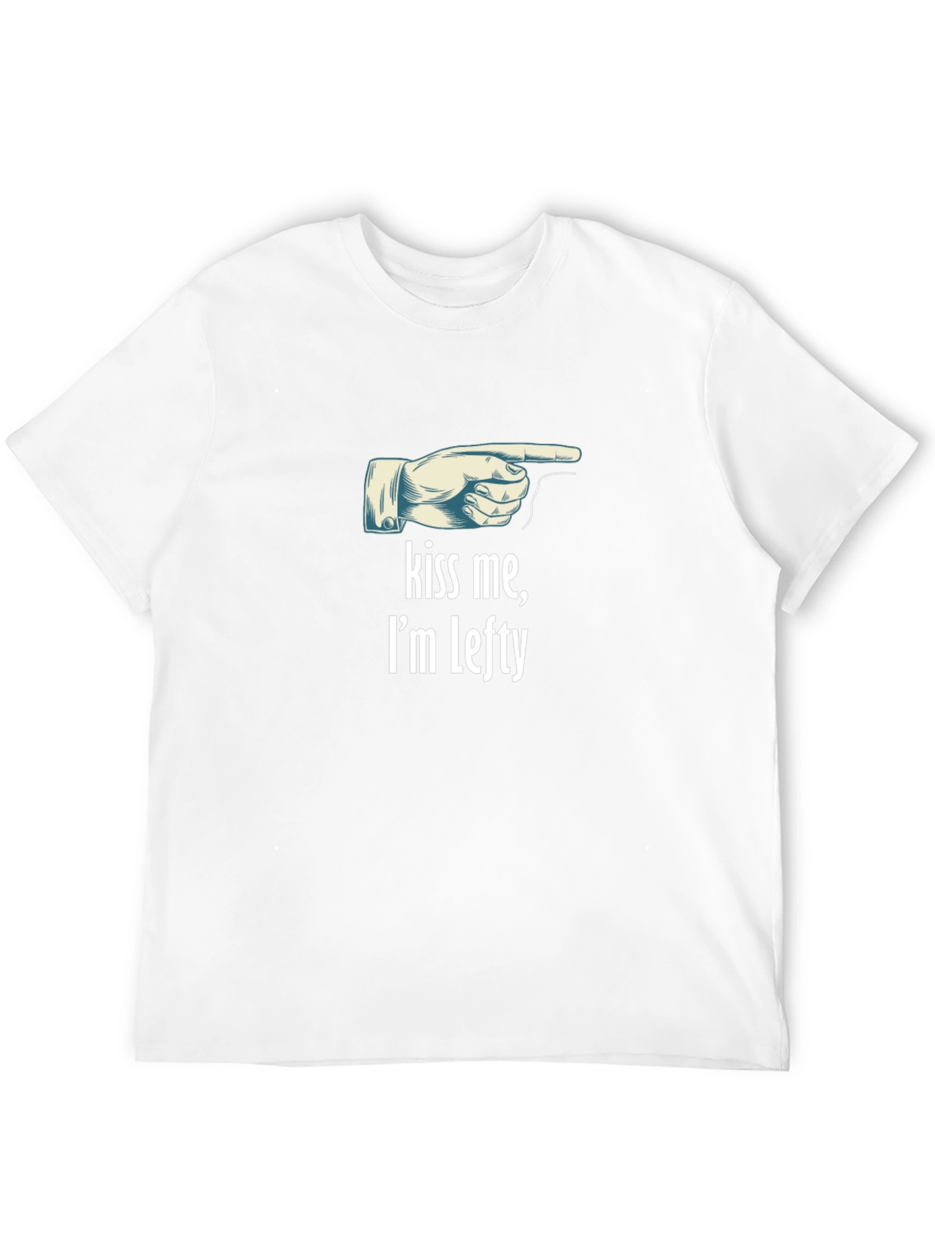 Kiss Me Im Lefty Graphic T-Shirt
