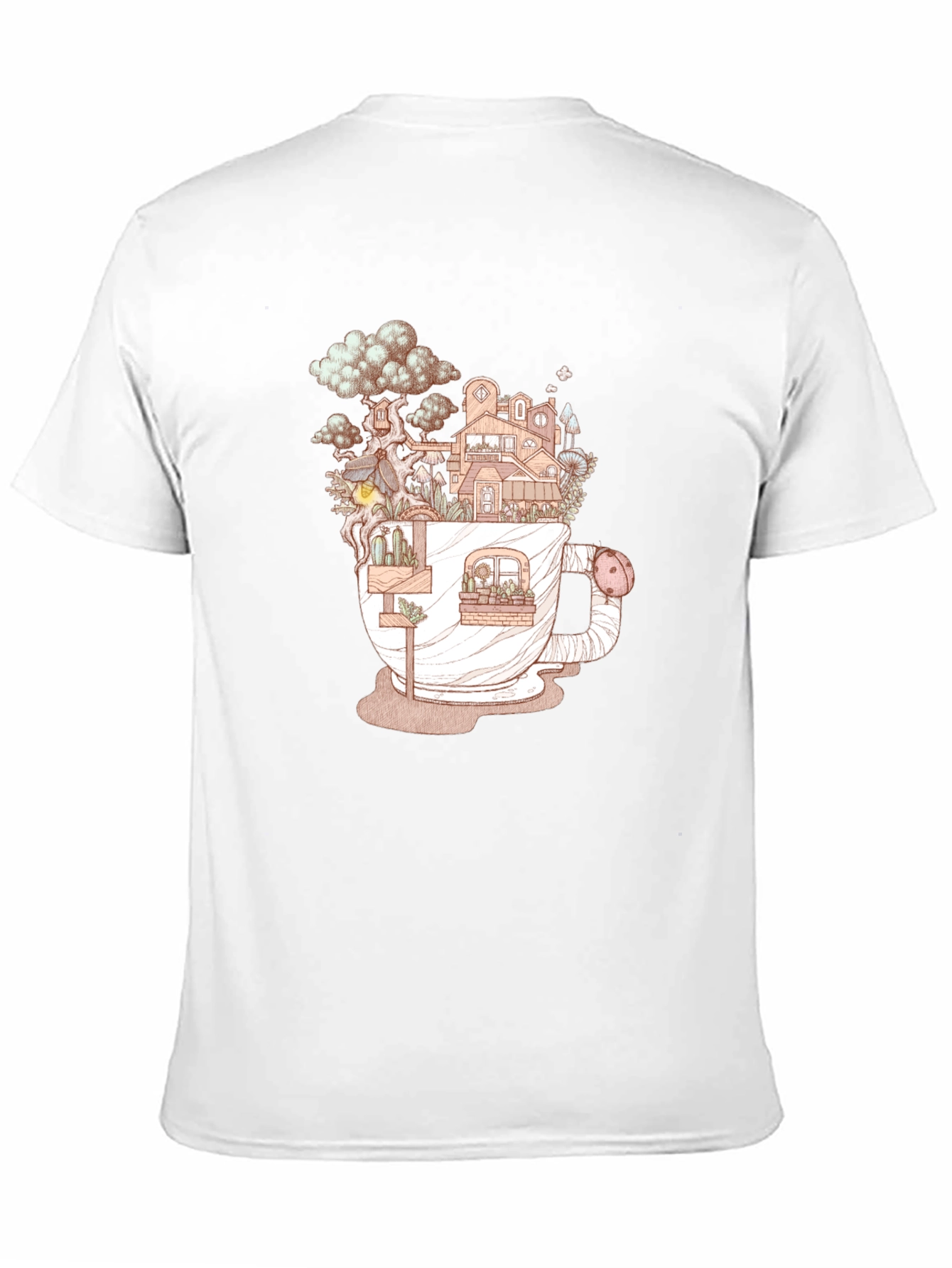 Cup of Nature Black T-Shirt