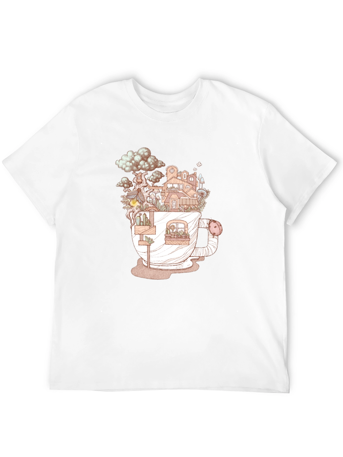 Cup of Nature Black T-Shirt