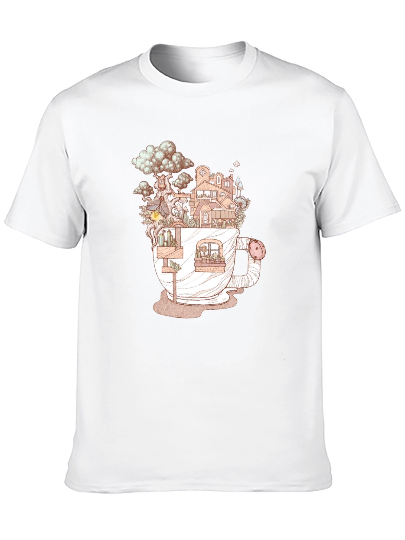 Cup of Nature Black T-Shirt