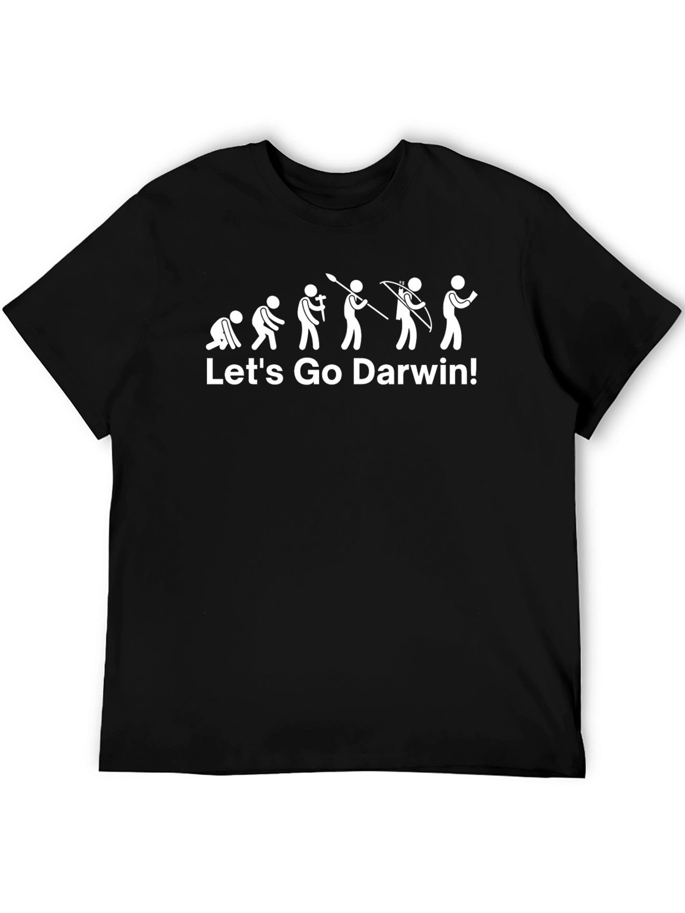 Evolution of Man Lets Go Darwin T-Shirt