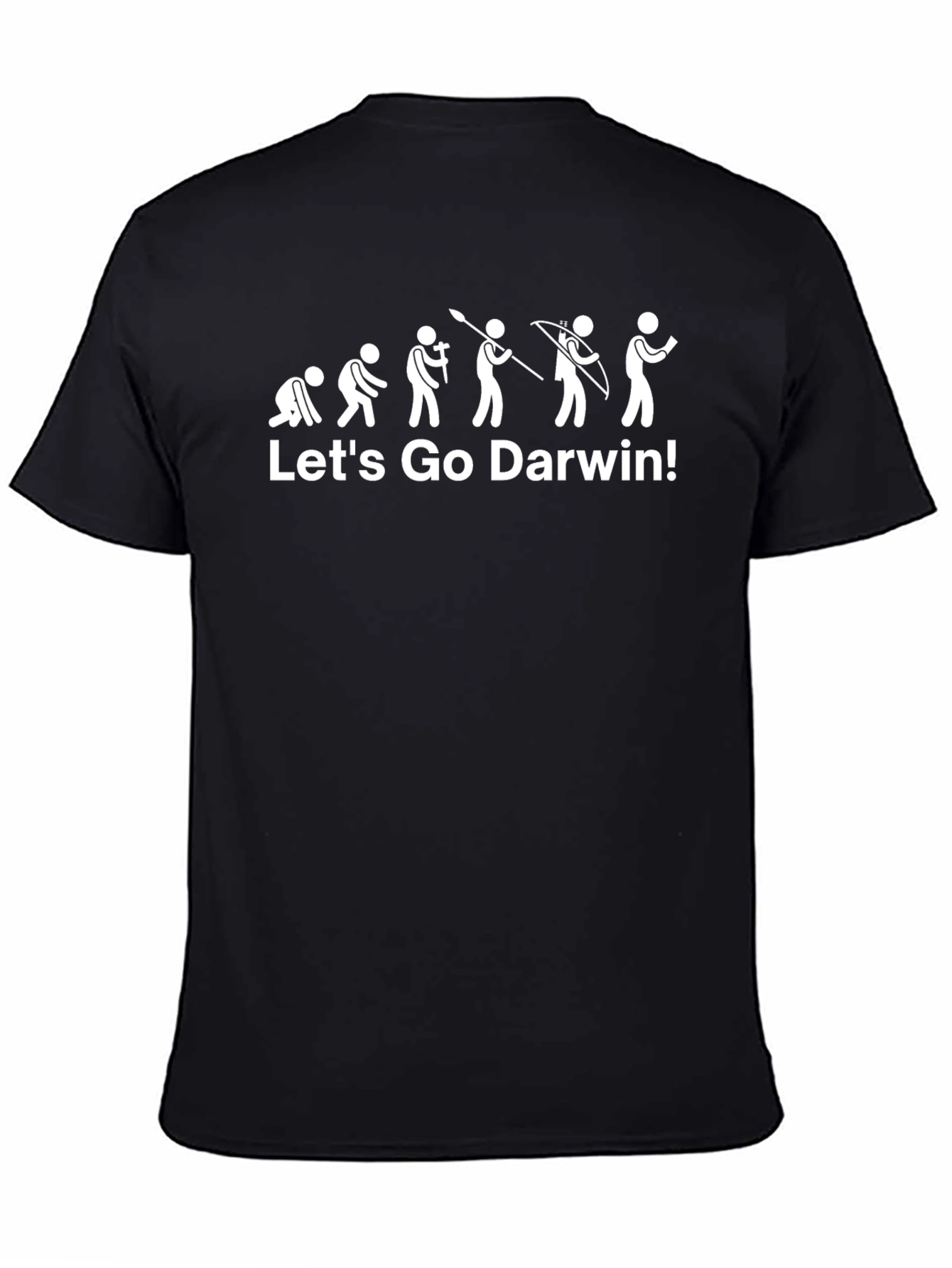 Evolution of Man Lets Go Darwin T-Shirt