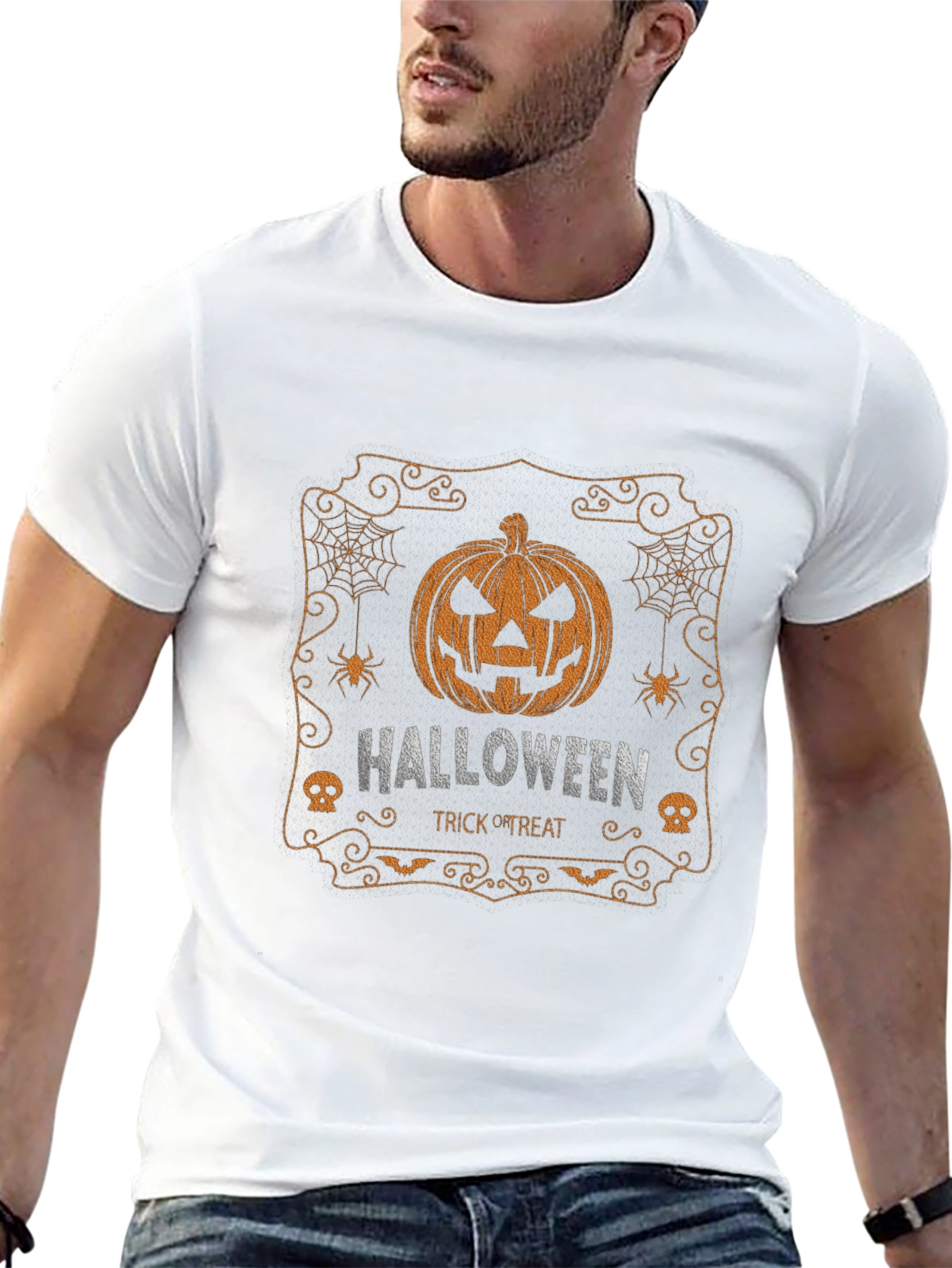 Halloween Pumpkin T-Shirt - Spooky Season Tee