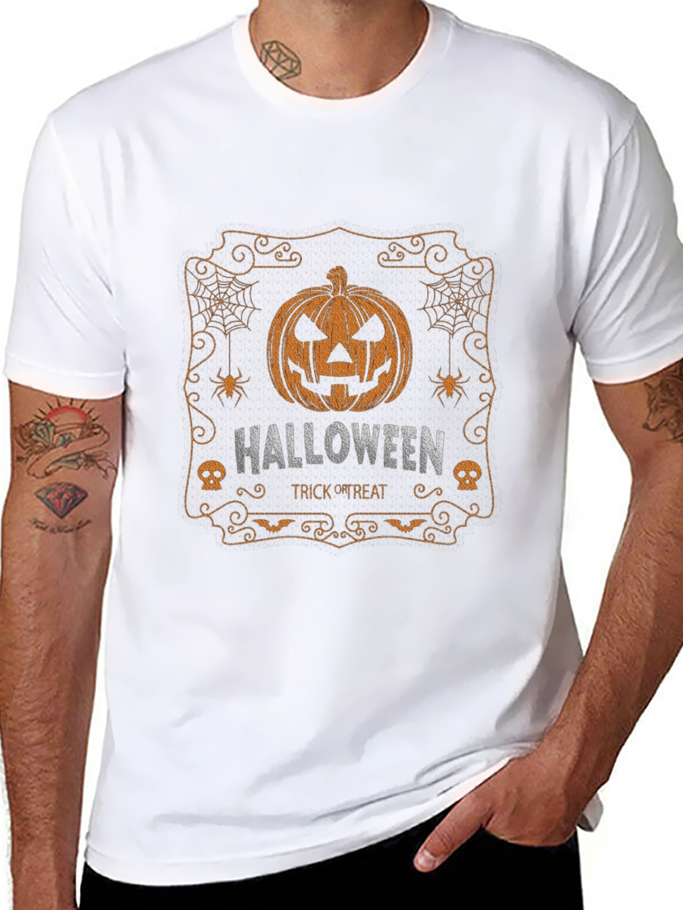Halloween Pumpkin T-Shirt - Spooky Season Tee