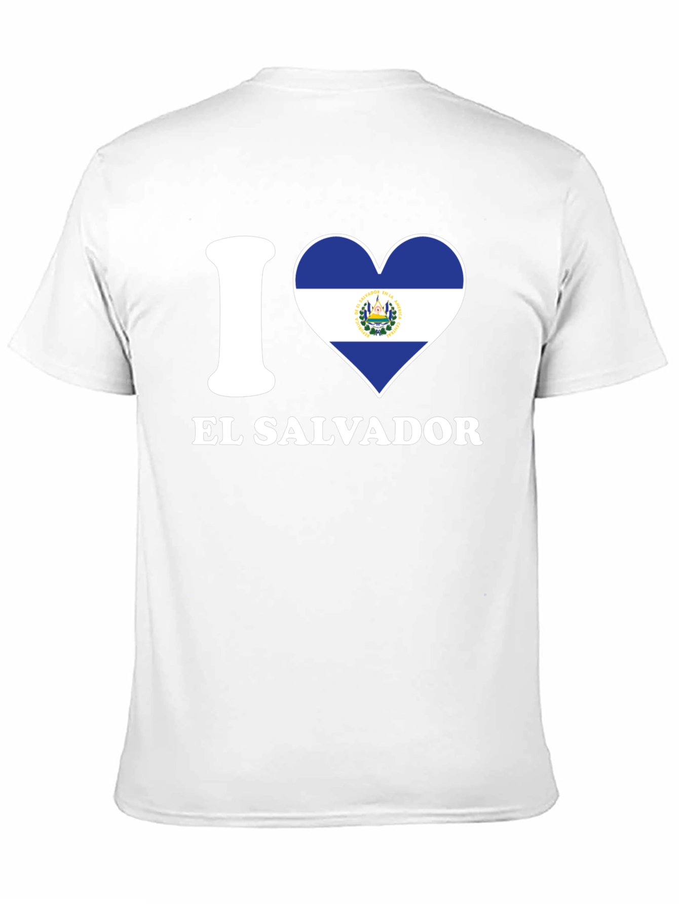 I Heart El Salvador Flag Graphic T-Shirt