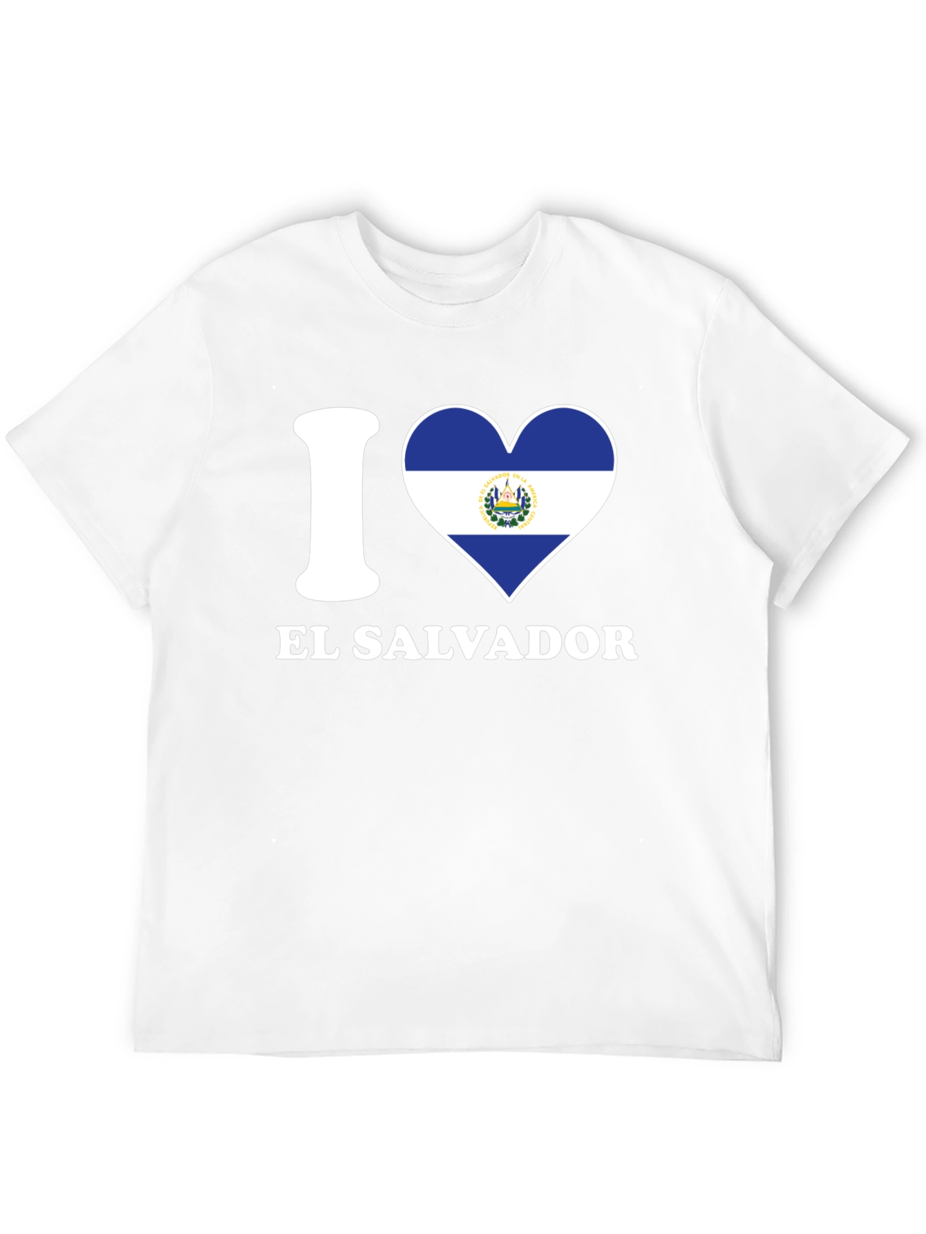 I Heart El Salvador Flag Graphic T-Shirt