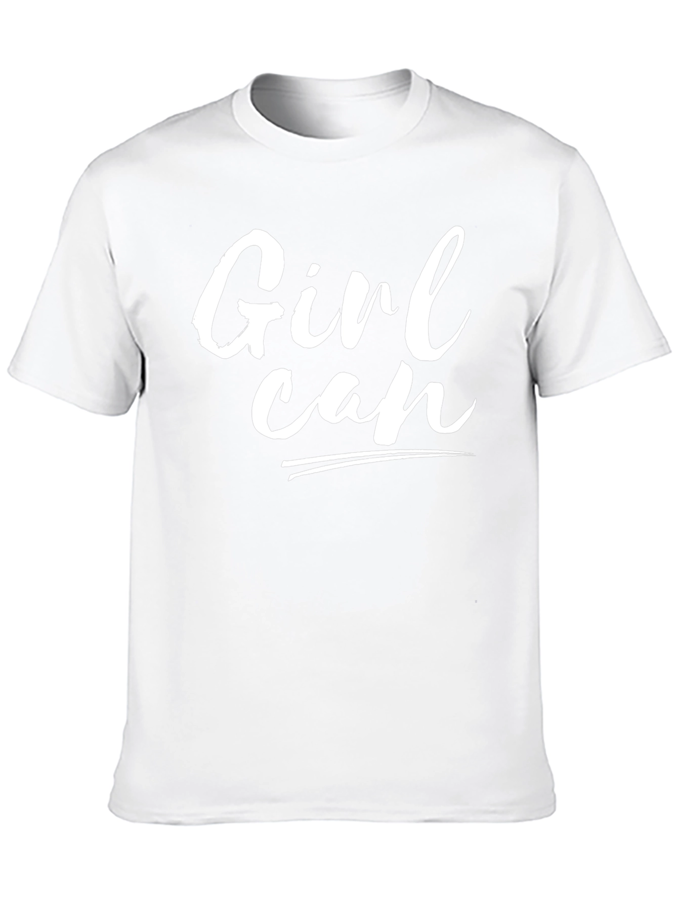Girl Can T-Shirt - Black Cotton Tee