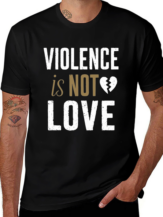 Violence Is Not Love Graphic T-Shirt