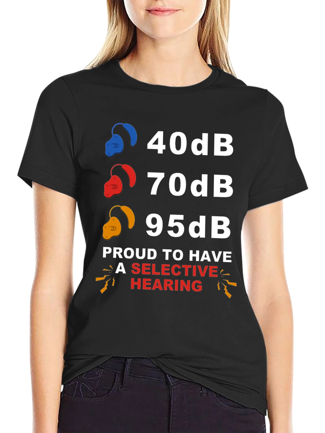 Selective Hearing T-Shirt: Funny Audiology Humor