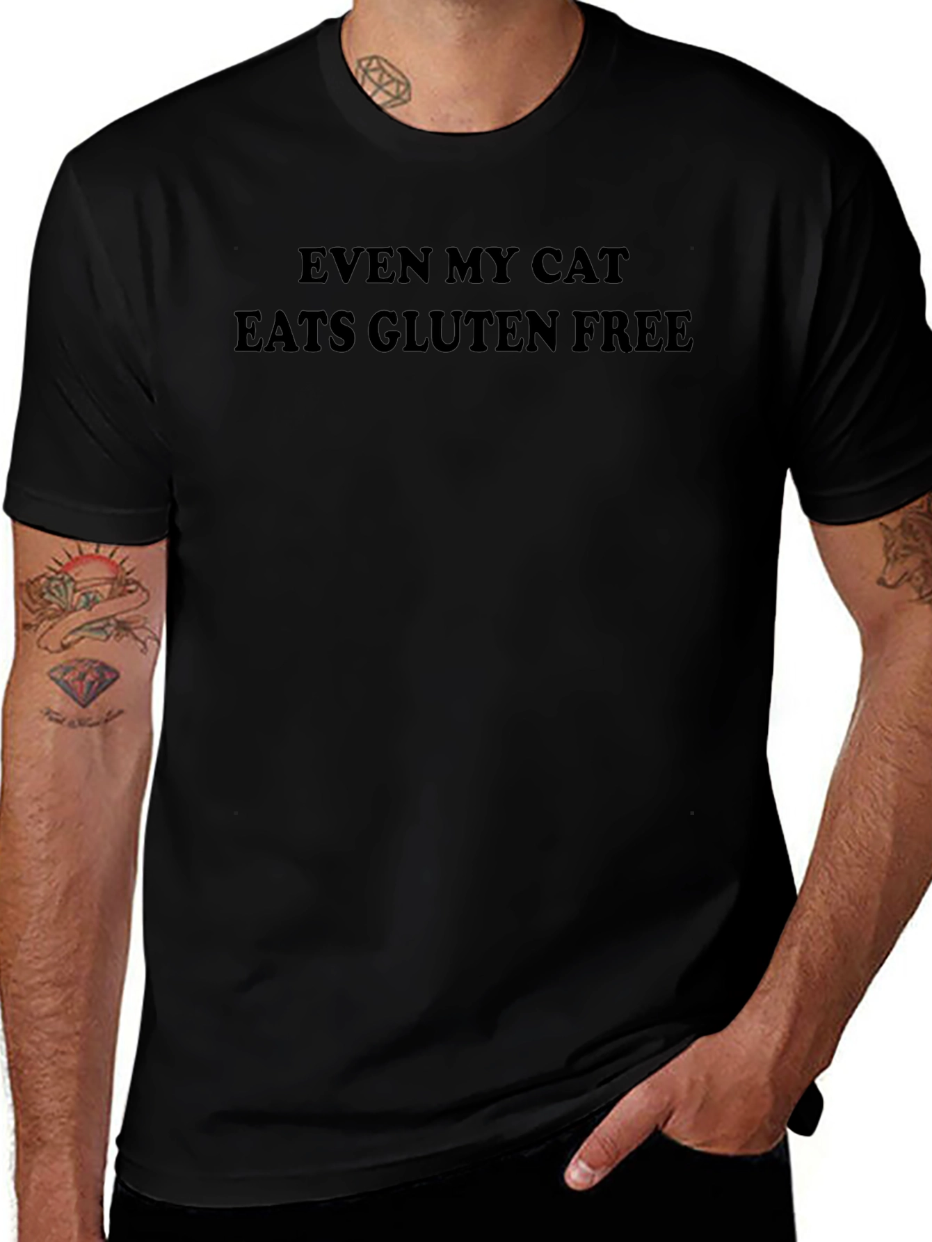 Even My Cat Eats Gluten Free T-Shirt