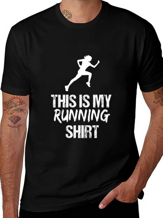 Running Shirt - This Is My Running Shirt - Runner Gift