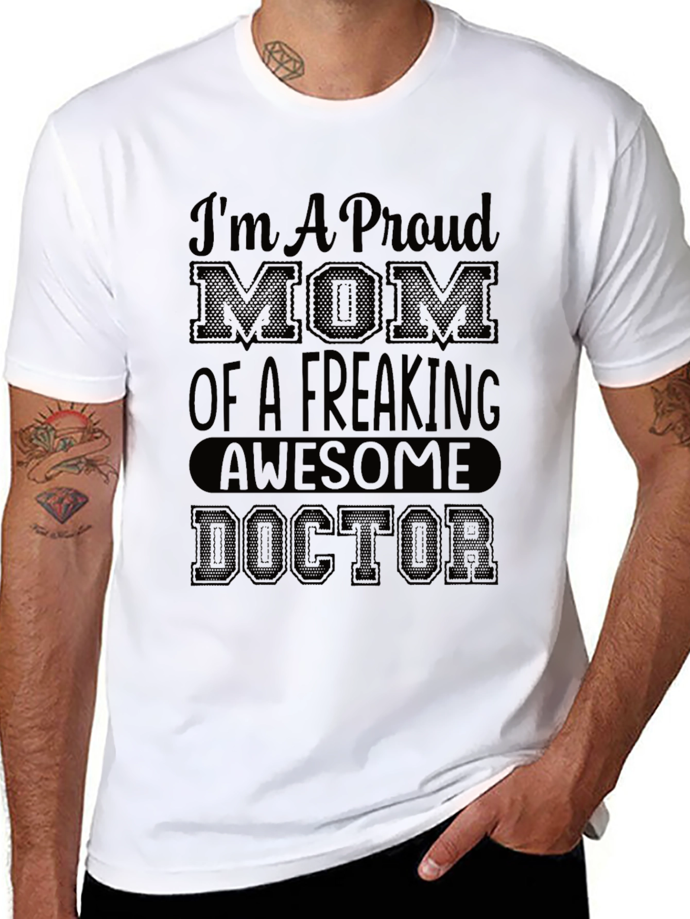 Proud Mom of a Freaking Awesome Doctor T-Shirt