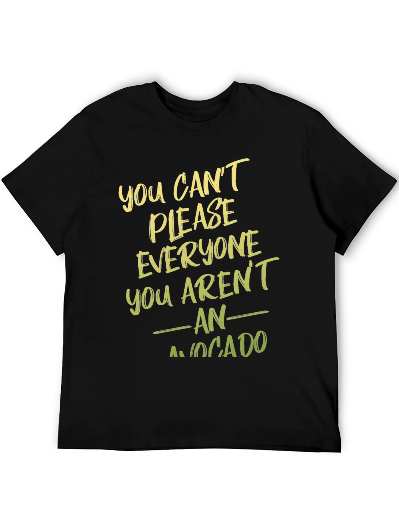 Humorous Avocado Graphic T-Shirt