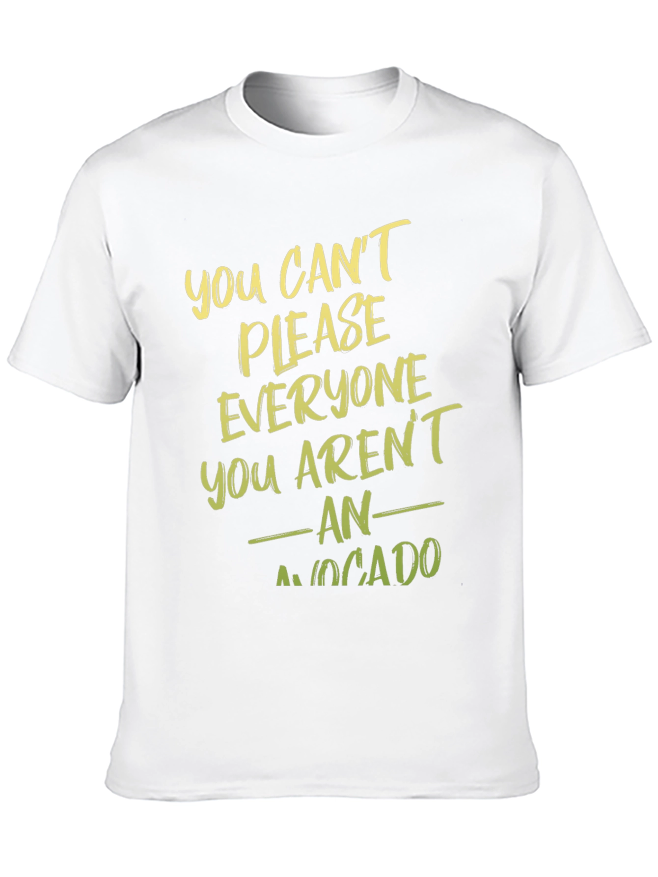 Humorous Avocado Graphic T-Shirt
