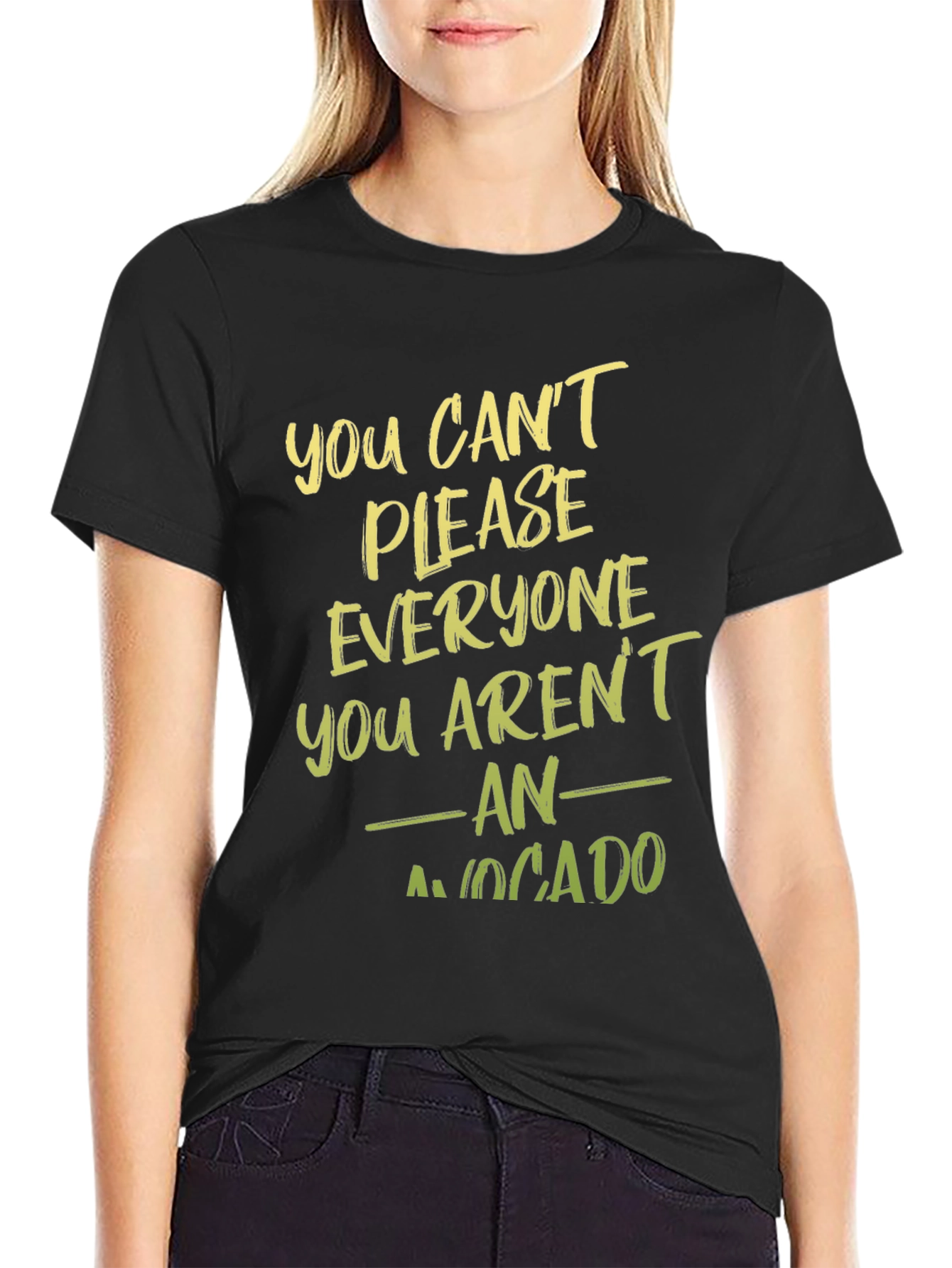 Humorous Avocado Graphic T-Shirt