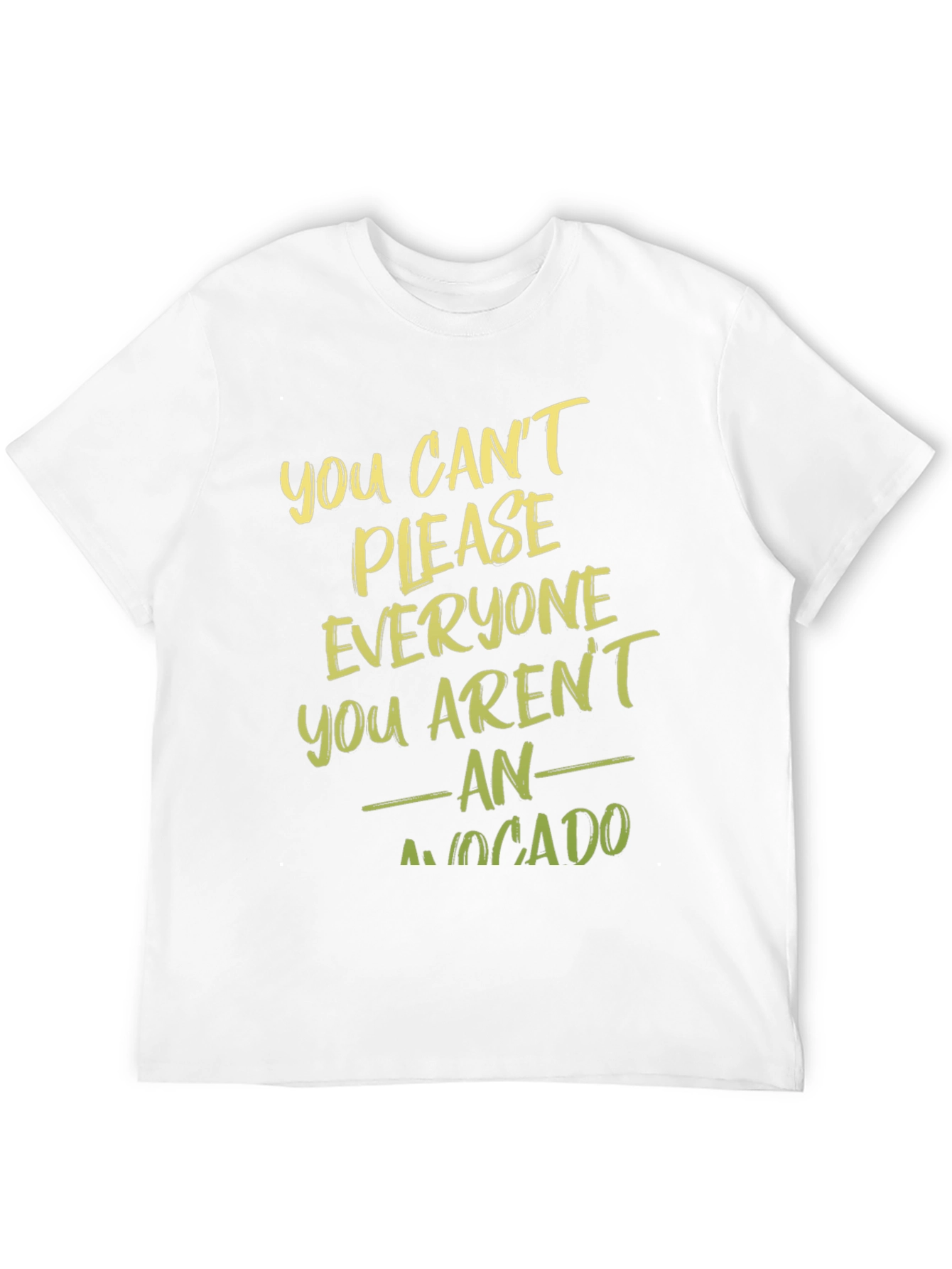 Humorous Avocado Graphic T-Shirt