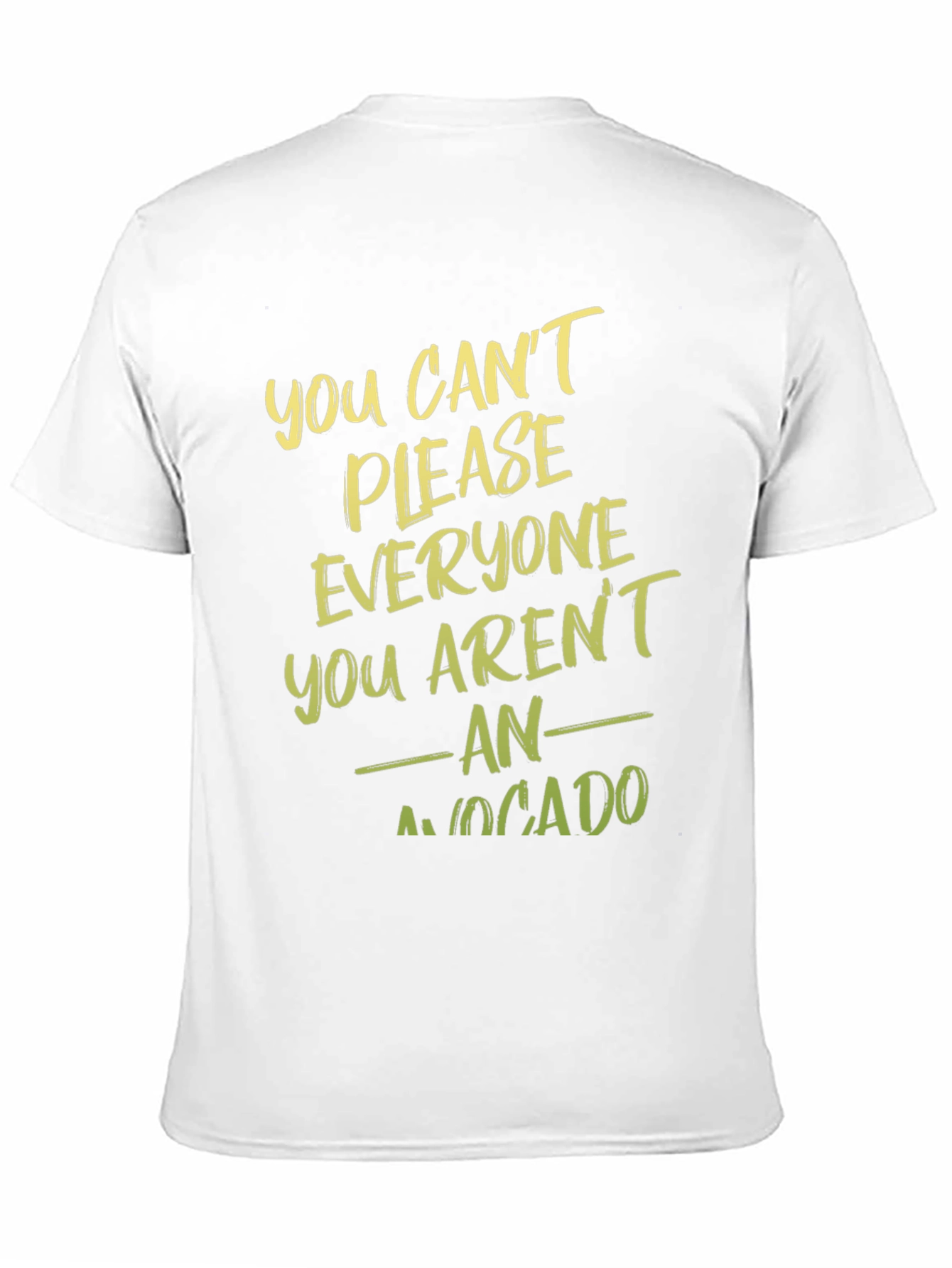 Humorous Avocado Graphic T-Shirt