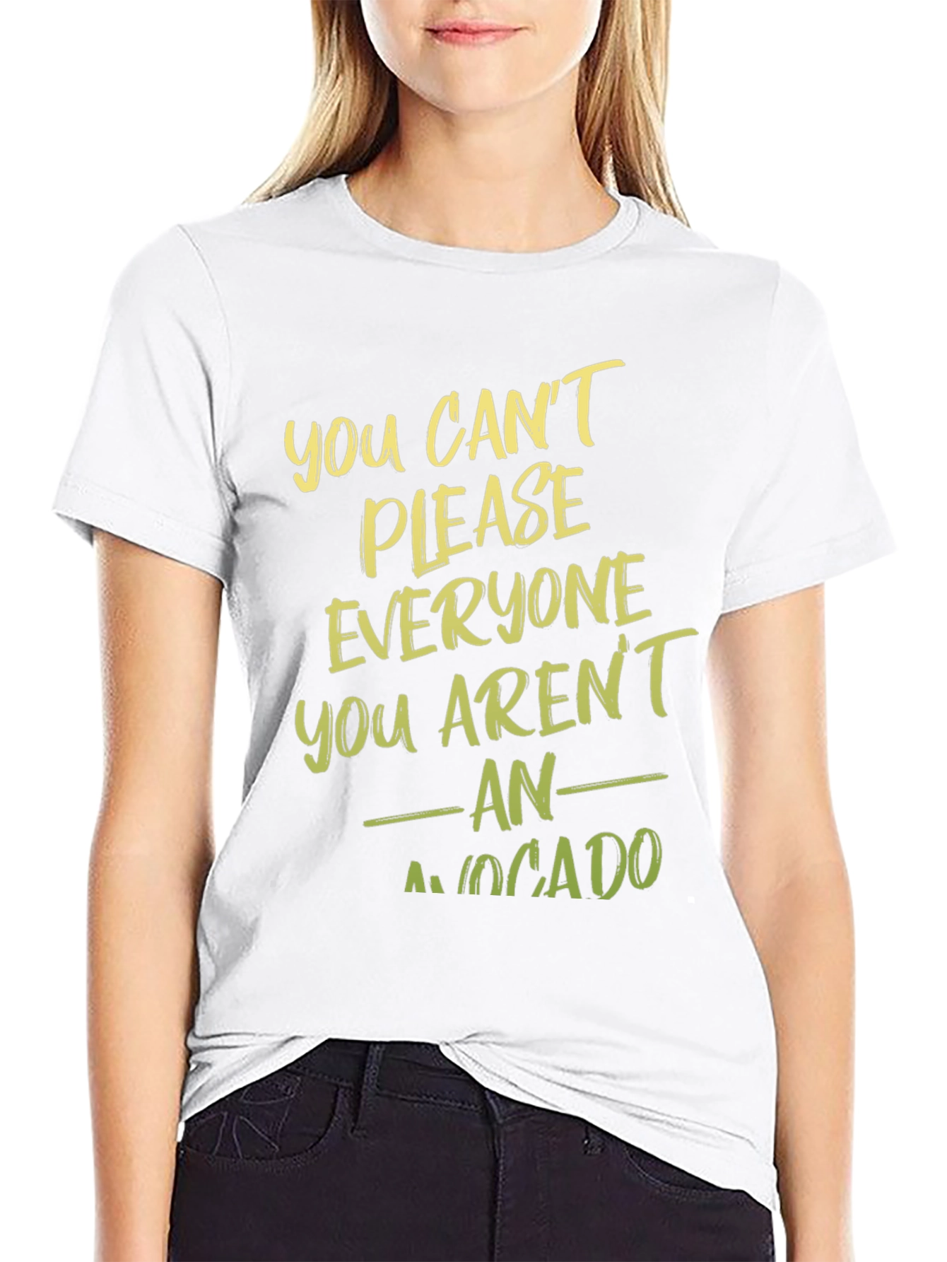 Humorous Avocado Graphic T-Shirt