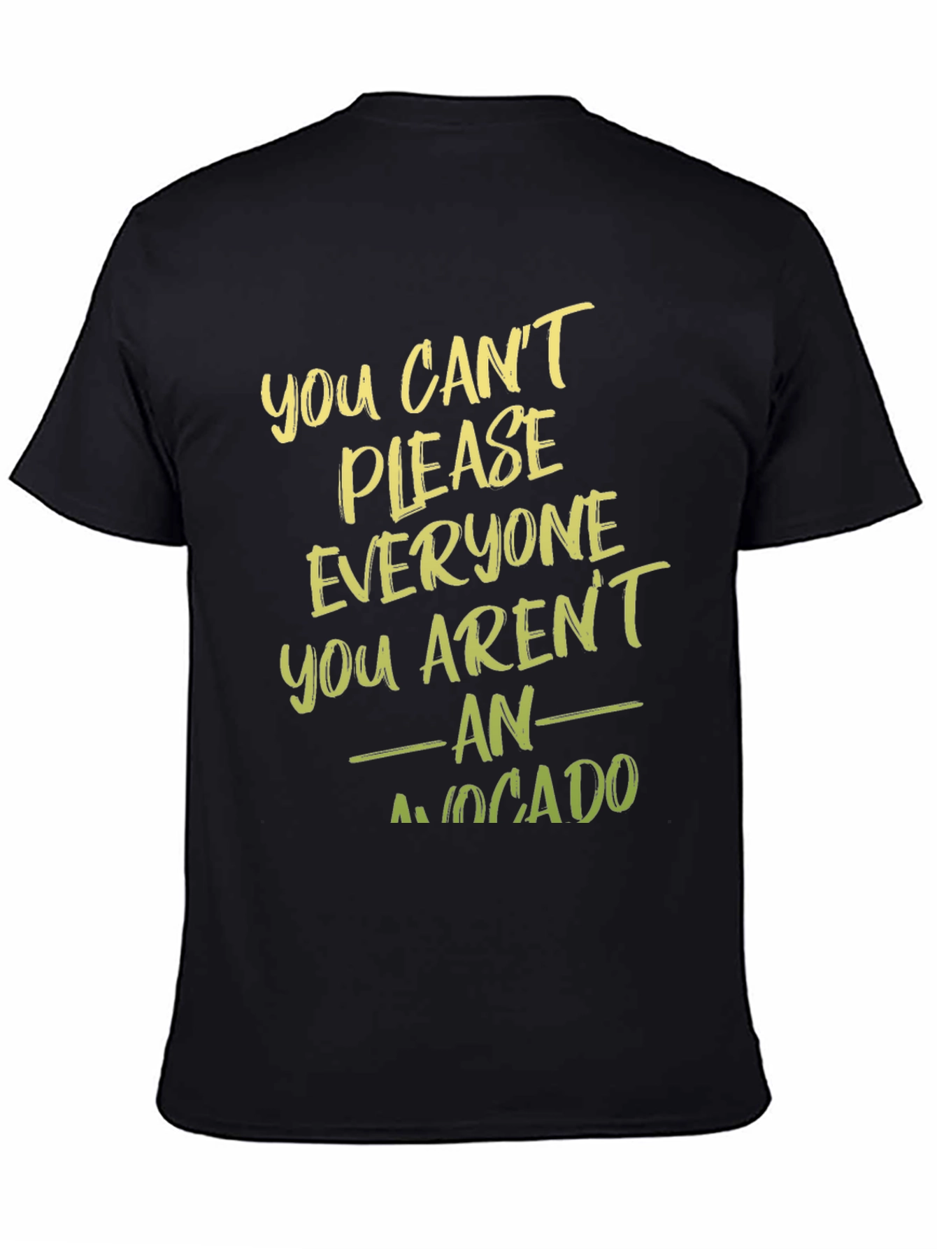 Humorous Avocado Graphic T-Shirt