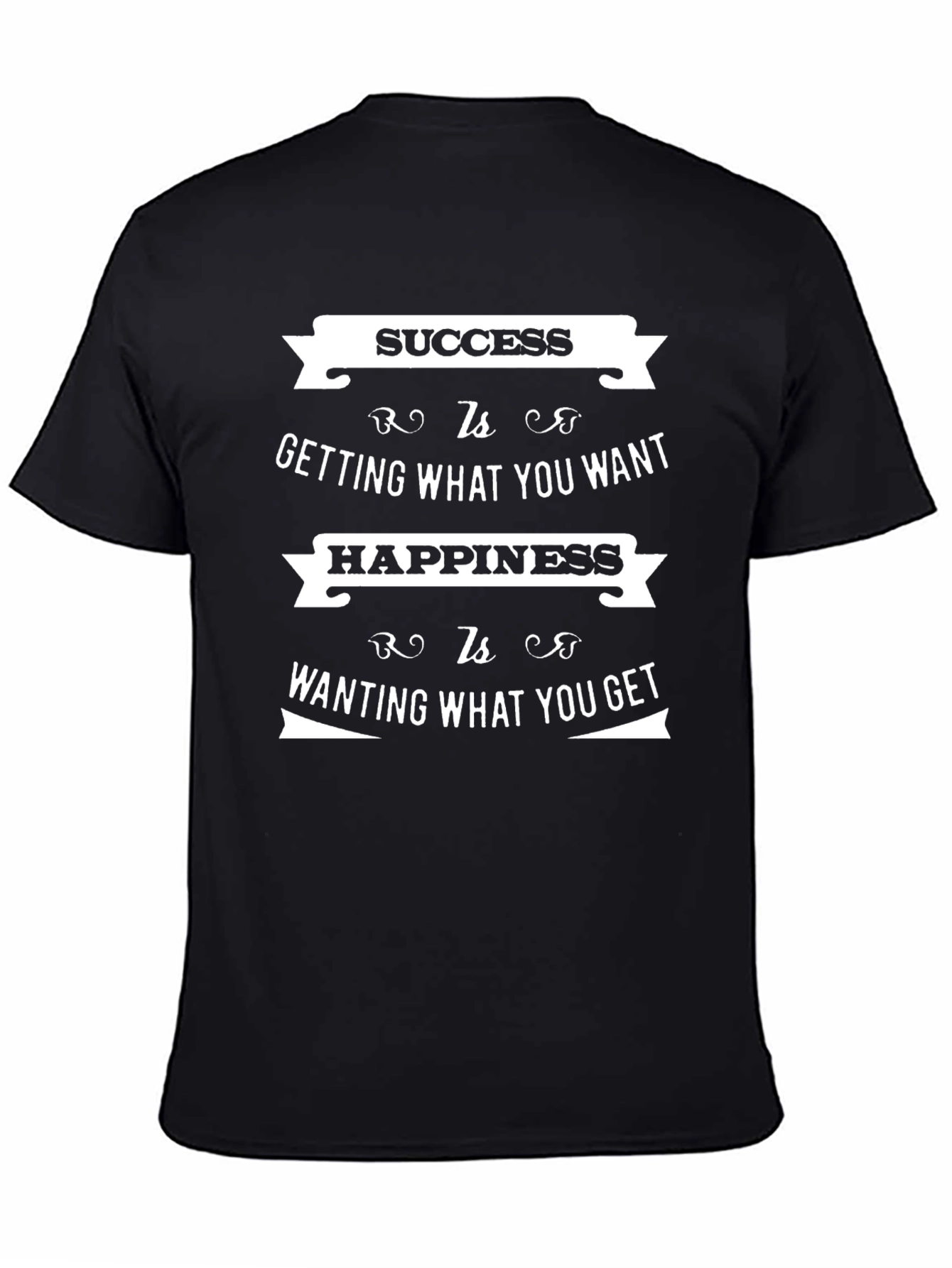 Success & Happiness Graphic T-Shirt - Inspirational Tee