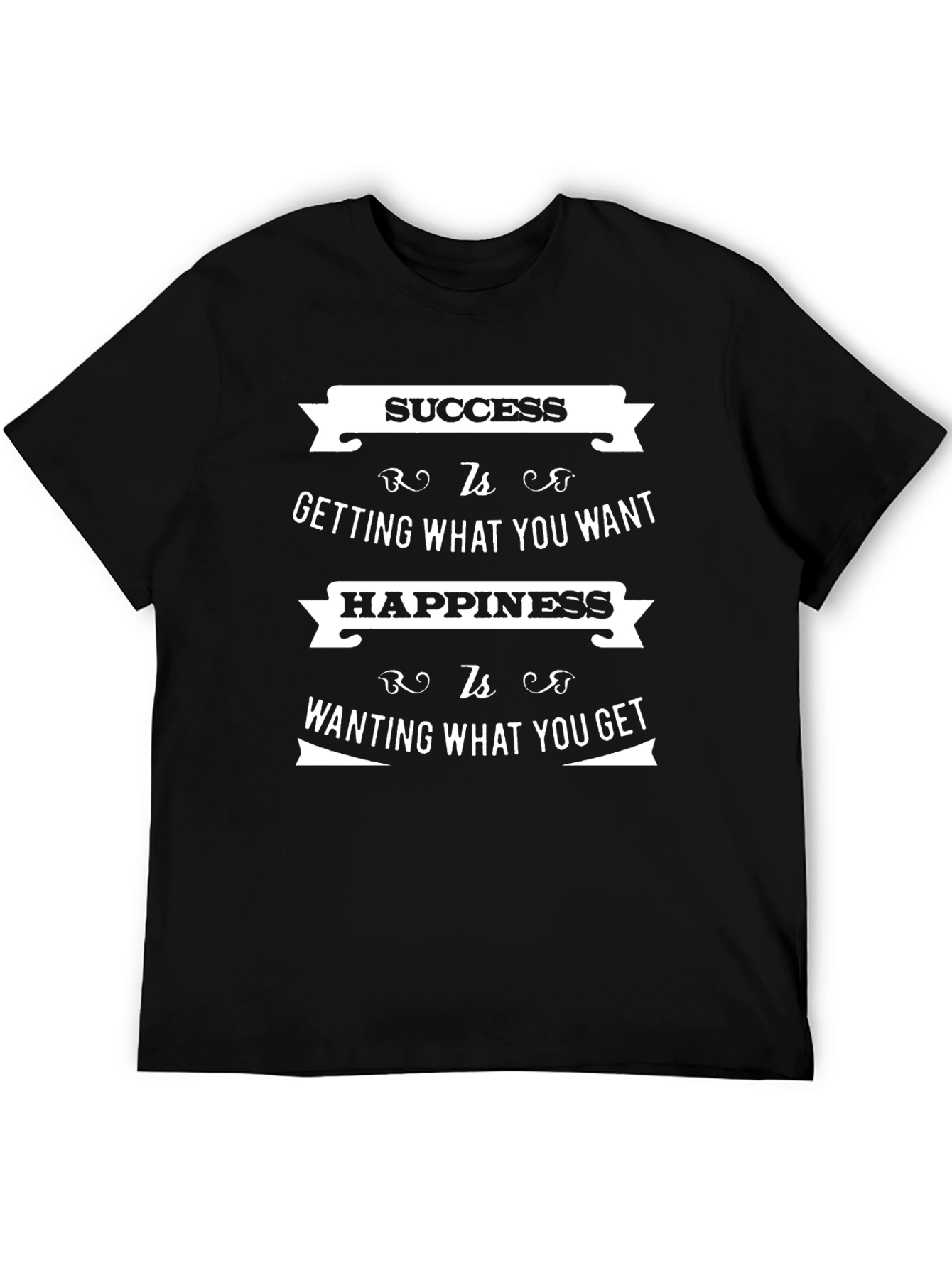 Success & Happiness Graphic T-Shirt - Inspirational Tee