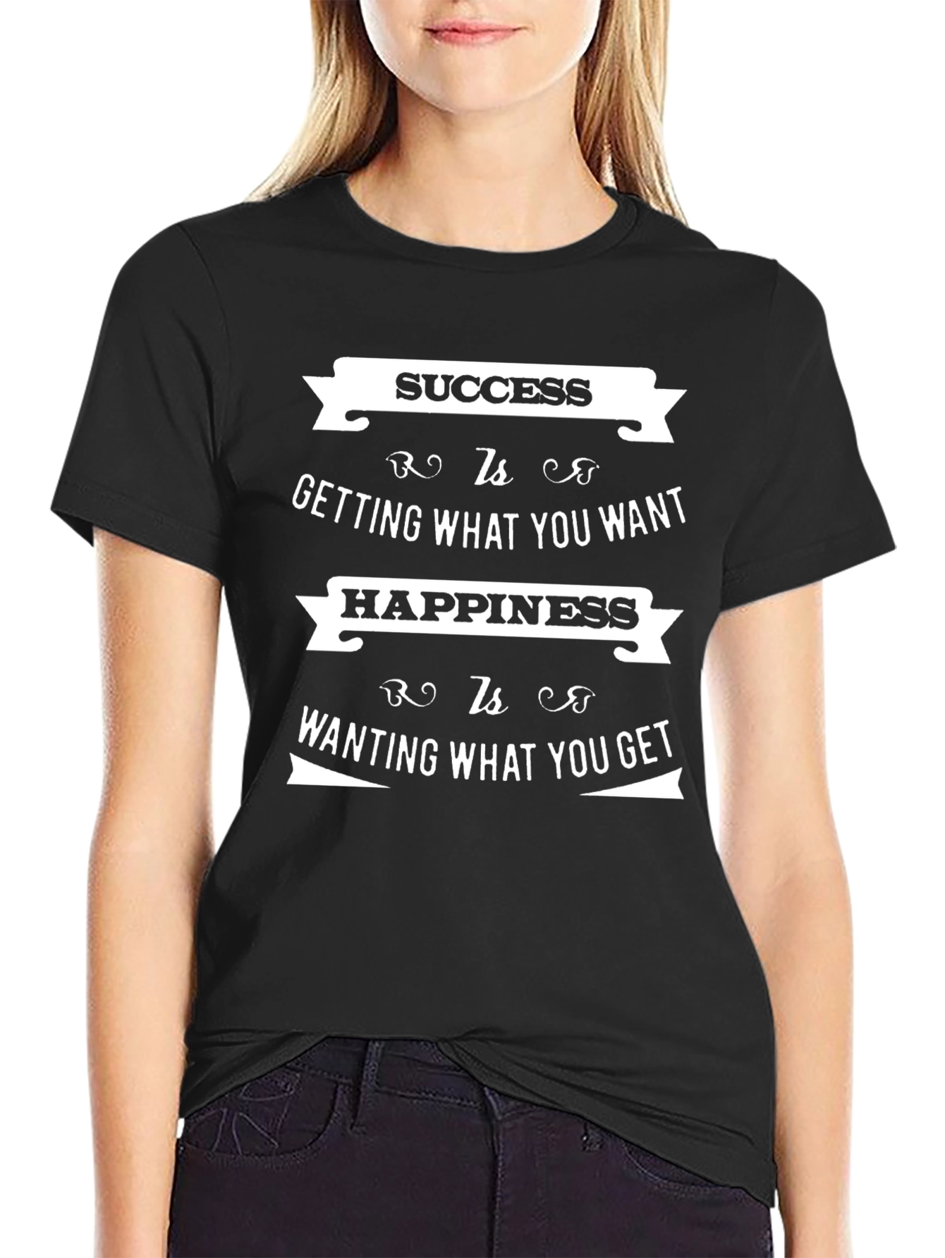 Success & Happiness Graphic T-Shirt - Inspirational Tee