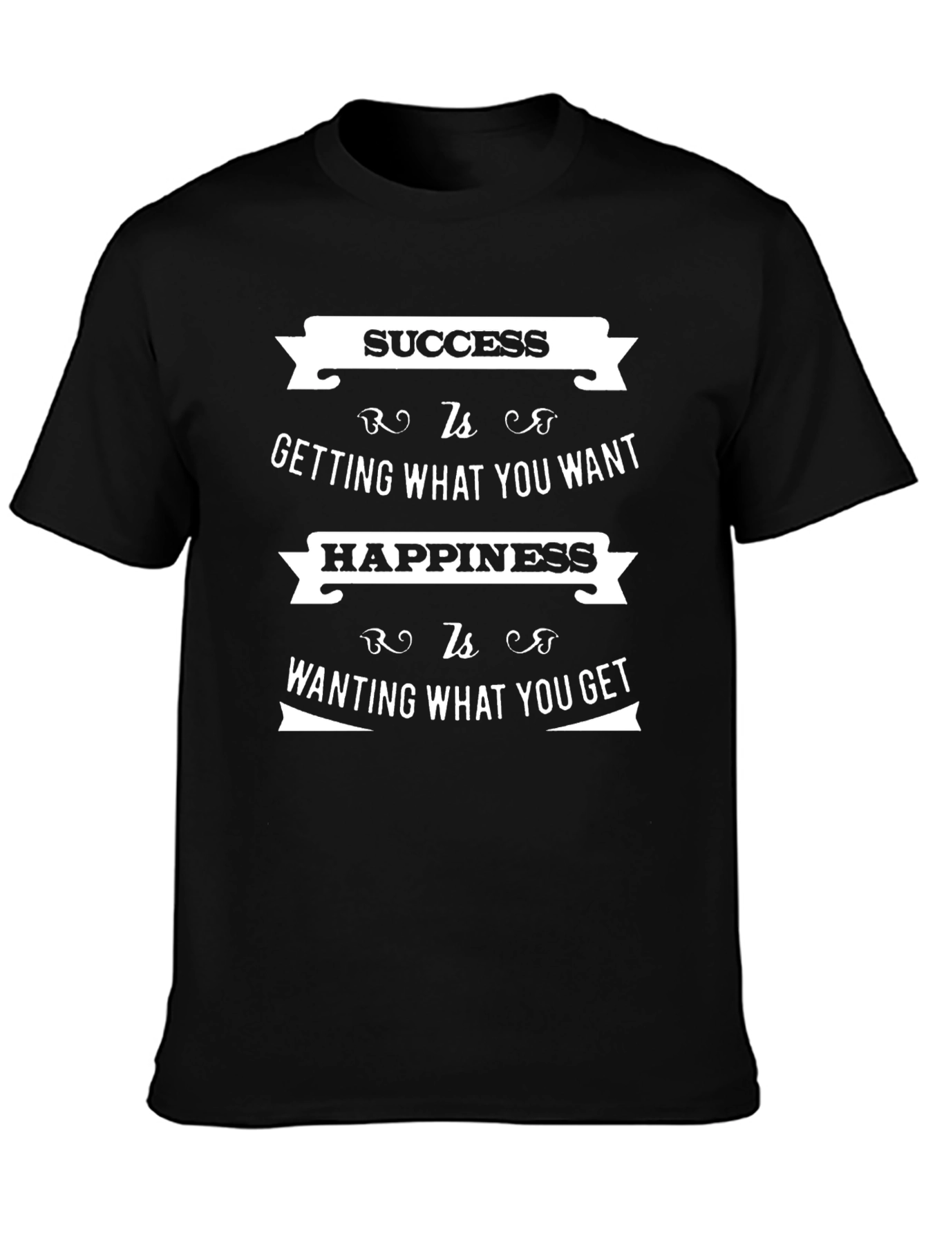 Success & Happiness Graphic T-Shirt - Inspirational Tee