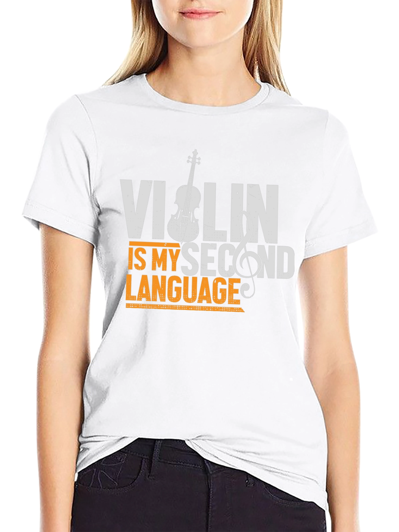 Violin Is My Second Language T-Shirt