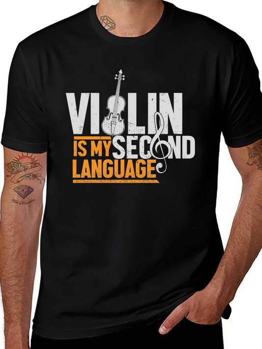 Violin Is My Second Language T-Shirt