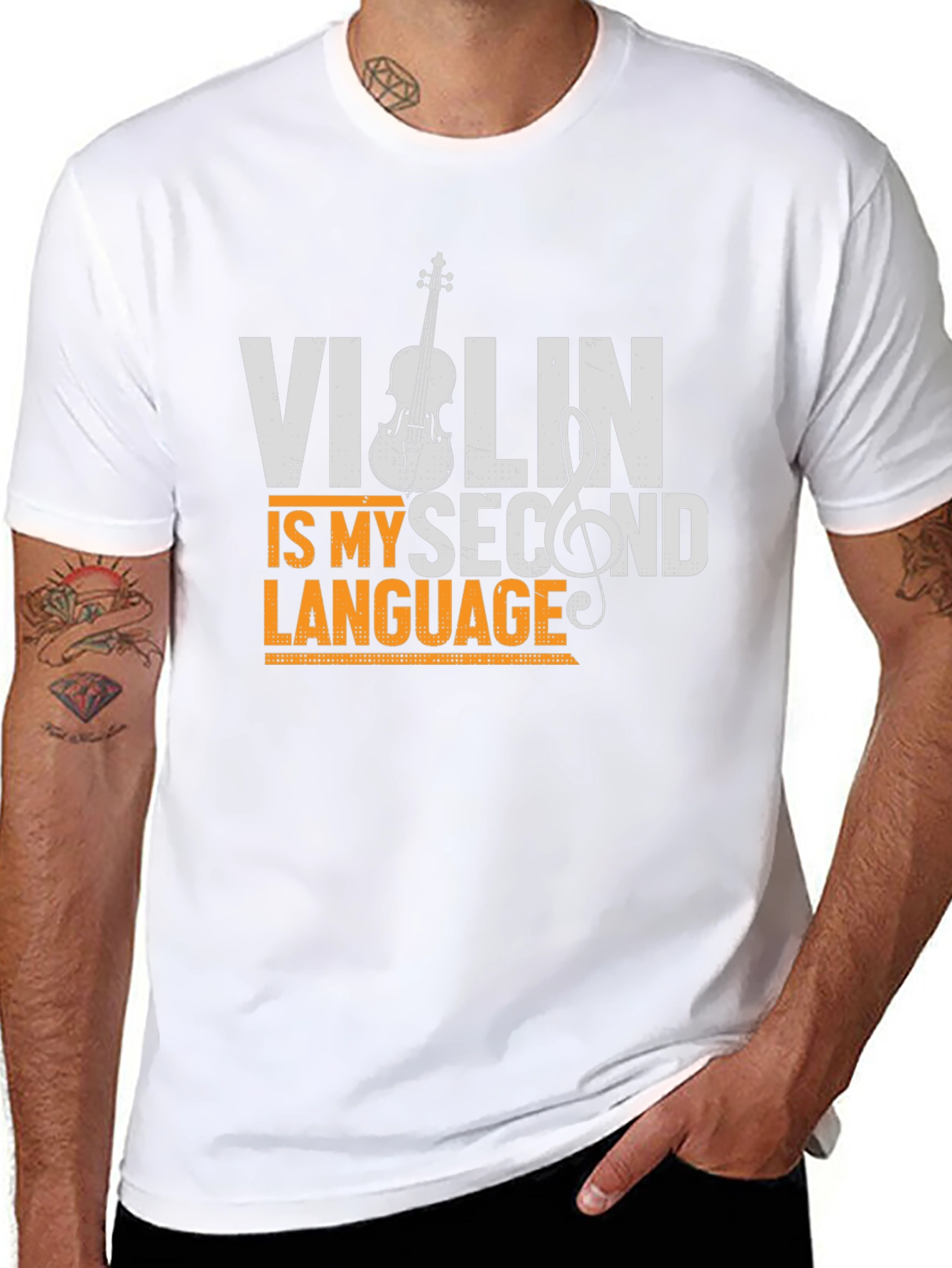 Violin Is My Second Language T-Shirt