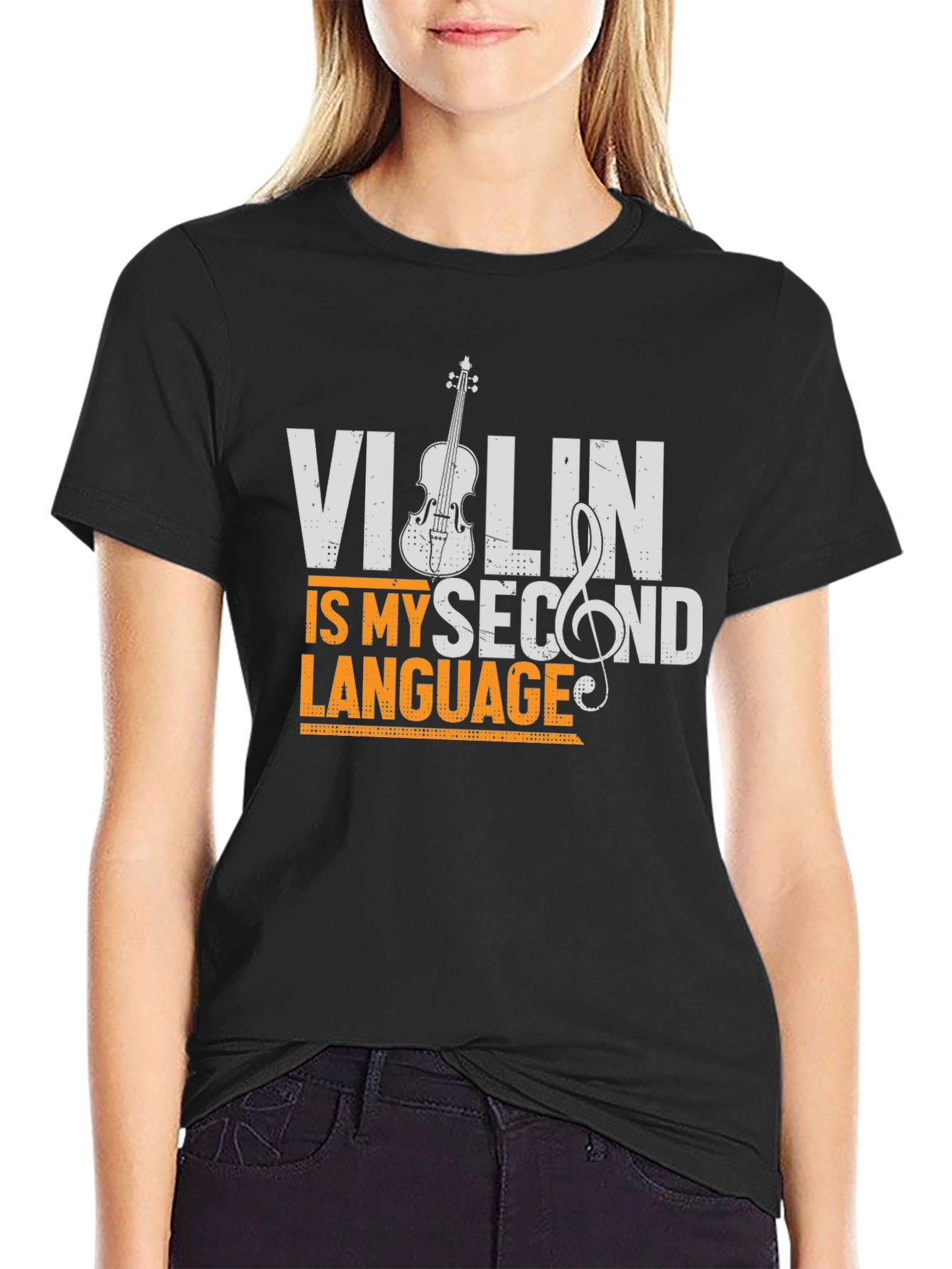 Violin Is My Second Language T-Shirt