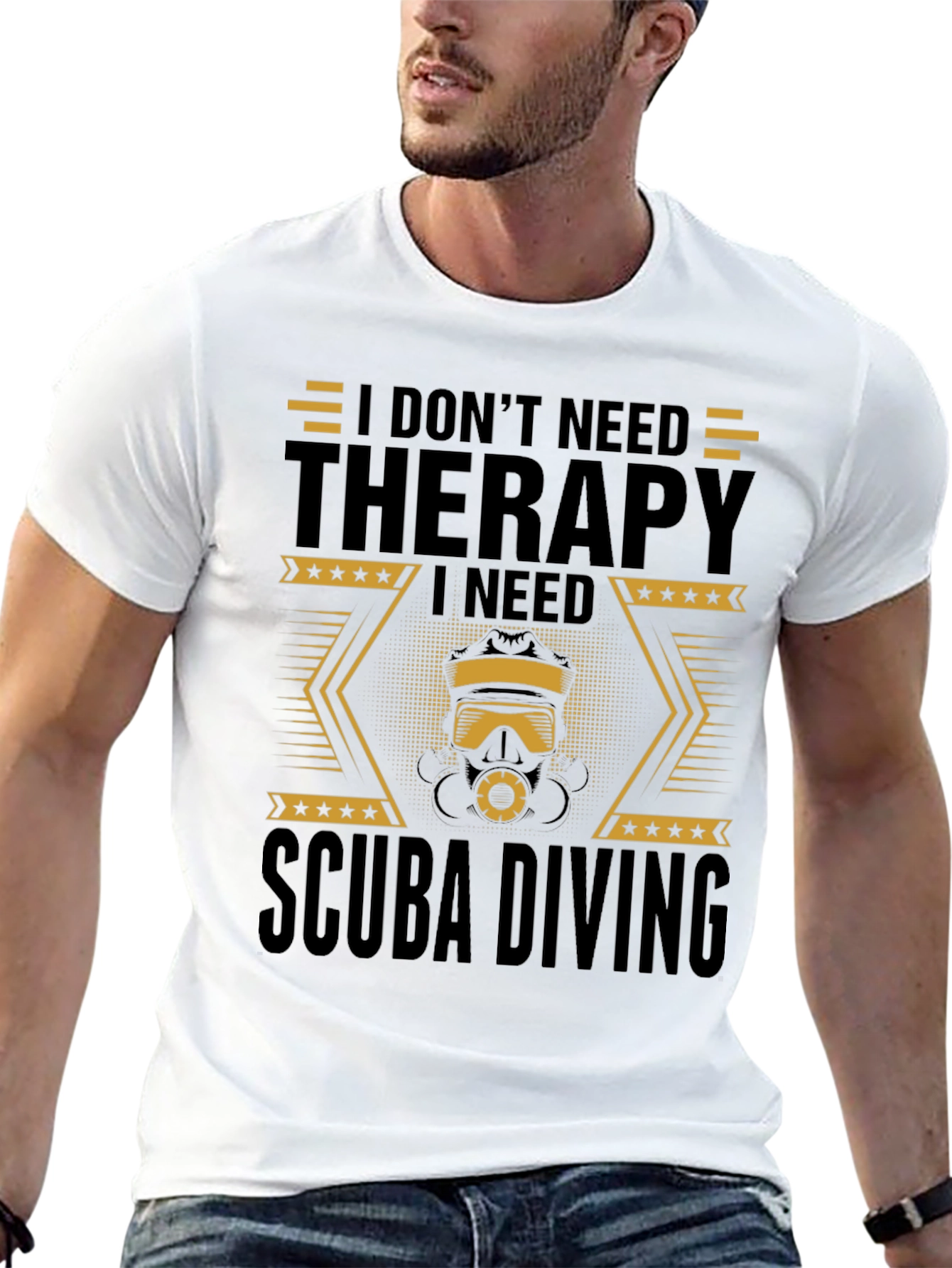 Scuba Diving Therapy T-Shirt - Diver Gift