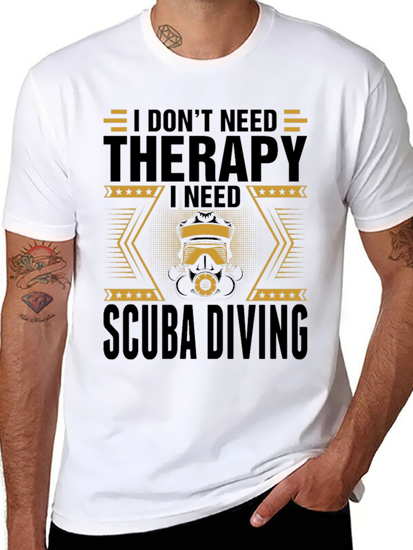 Scuba Diving Therapy T-Shirt - Diver Gift