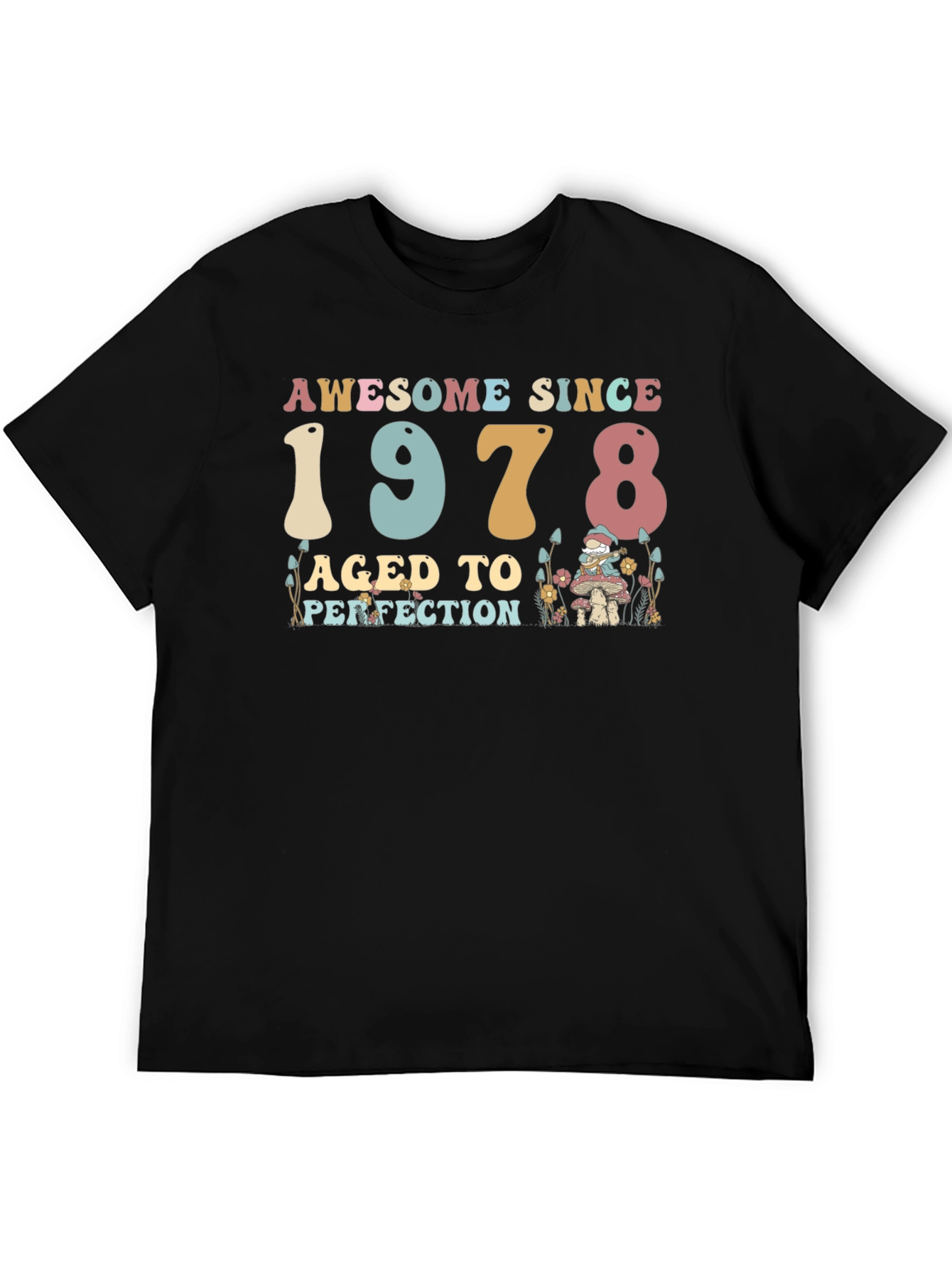 Awesome Since 1978 Black T-Shirt