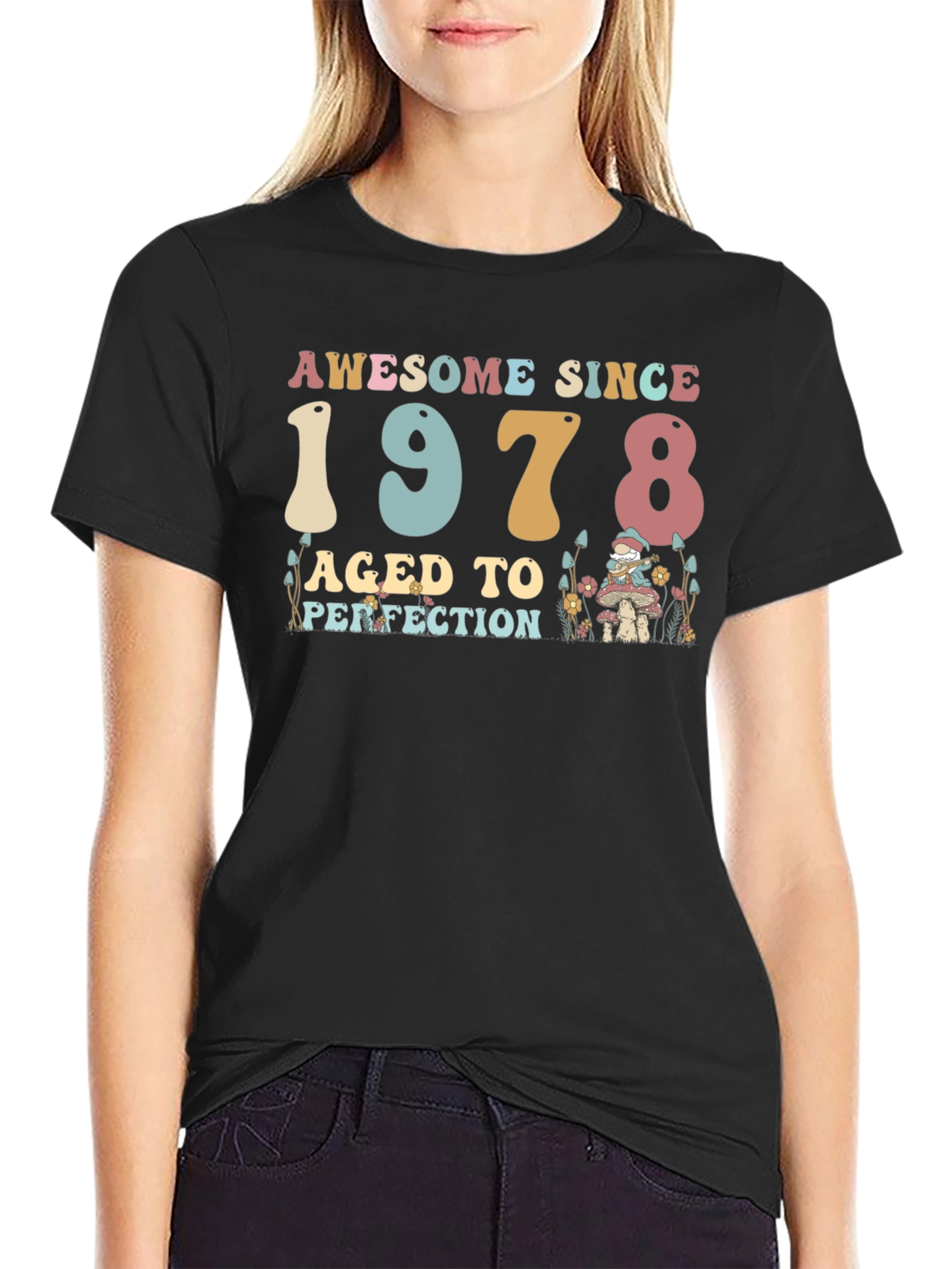 Awesome Since 1978 Black T-Shirt