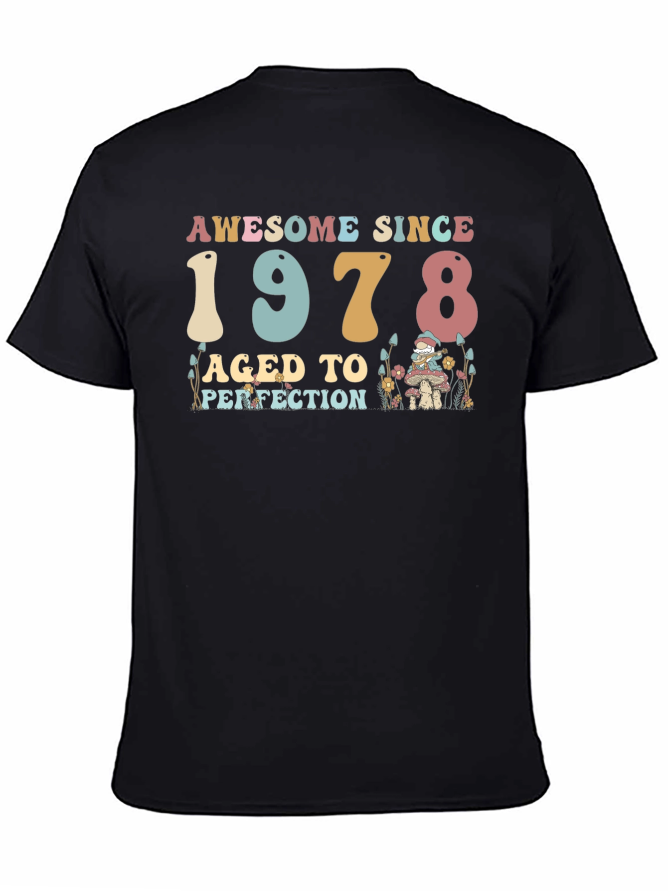 Awesome Since 1978 Black T-Shirt