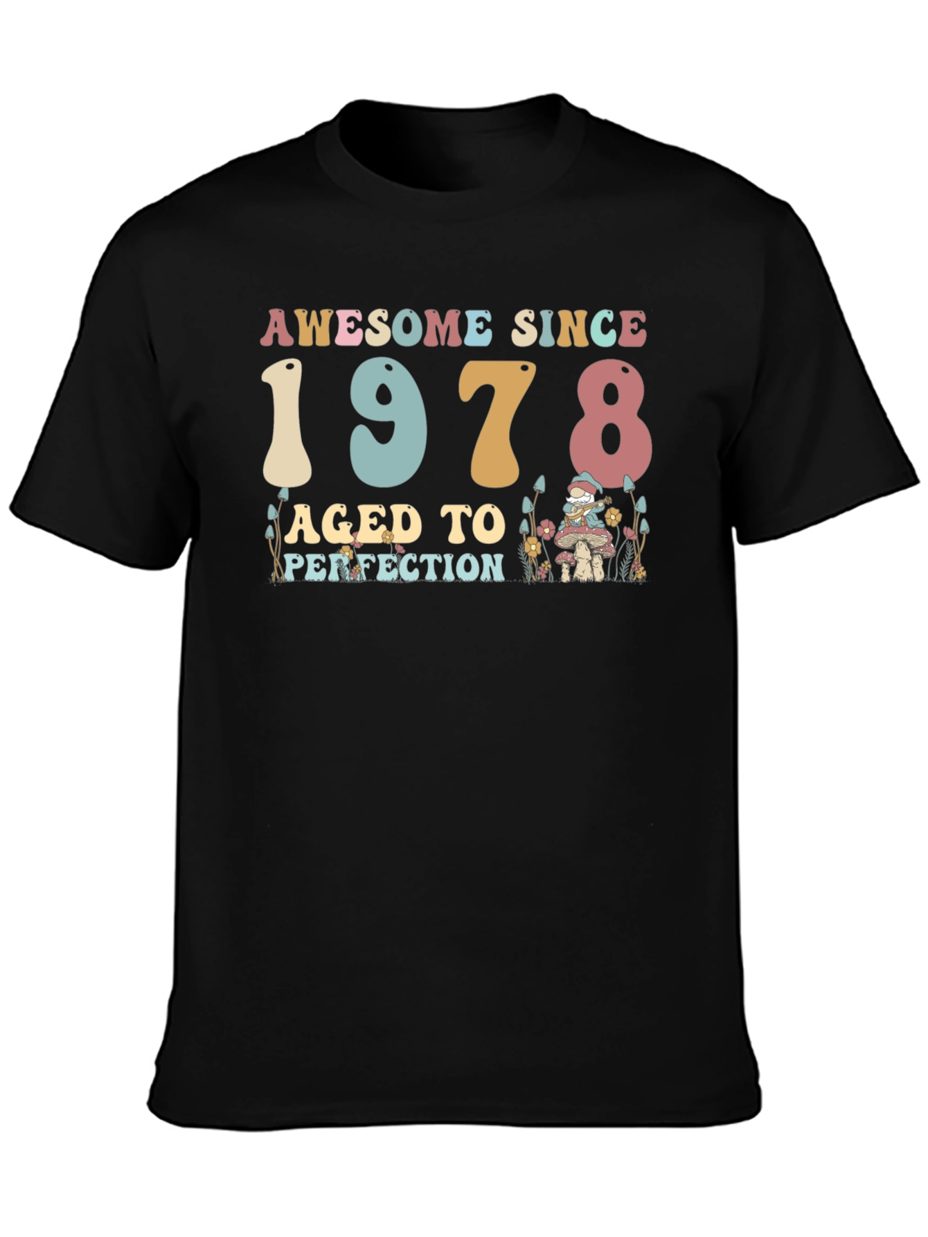 Awesome Since 1978 Black T-Shirt