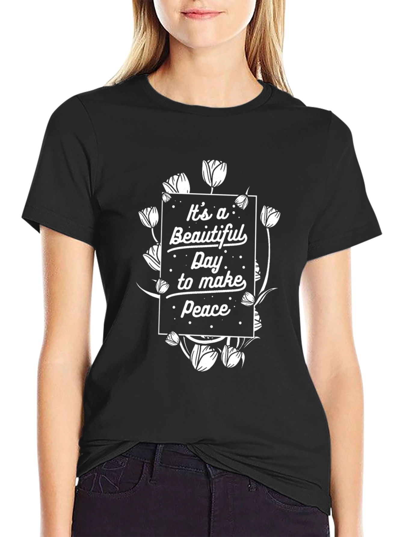 Its A Beautiful Day Peace Graphic Tee