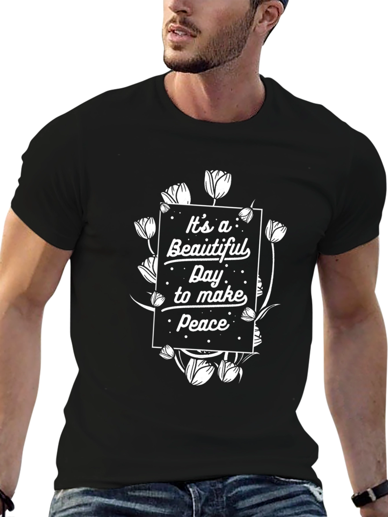 Its A Beautiful Day Peace Graphic Tee
