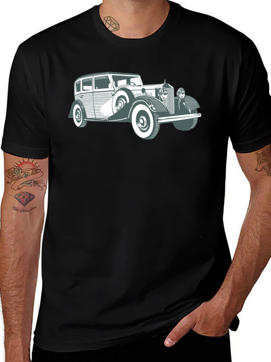 Classic Car Graphic Tee - Vintage Style