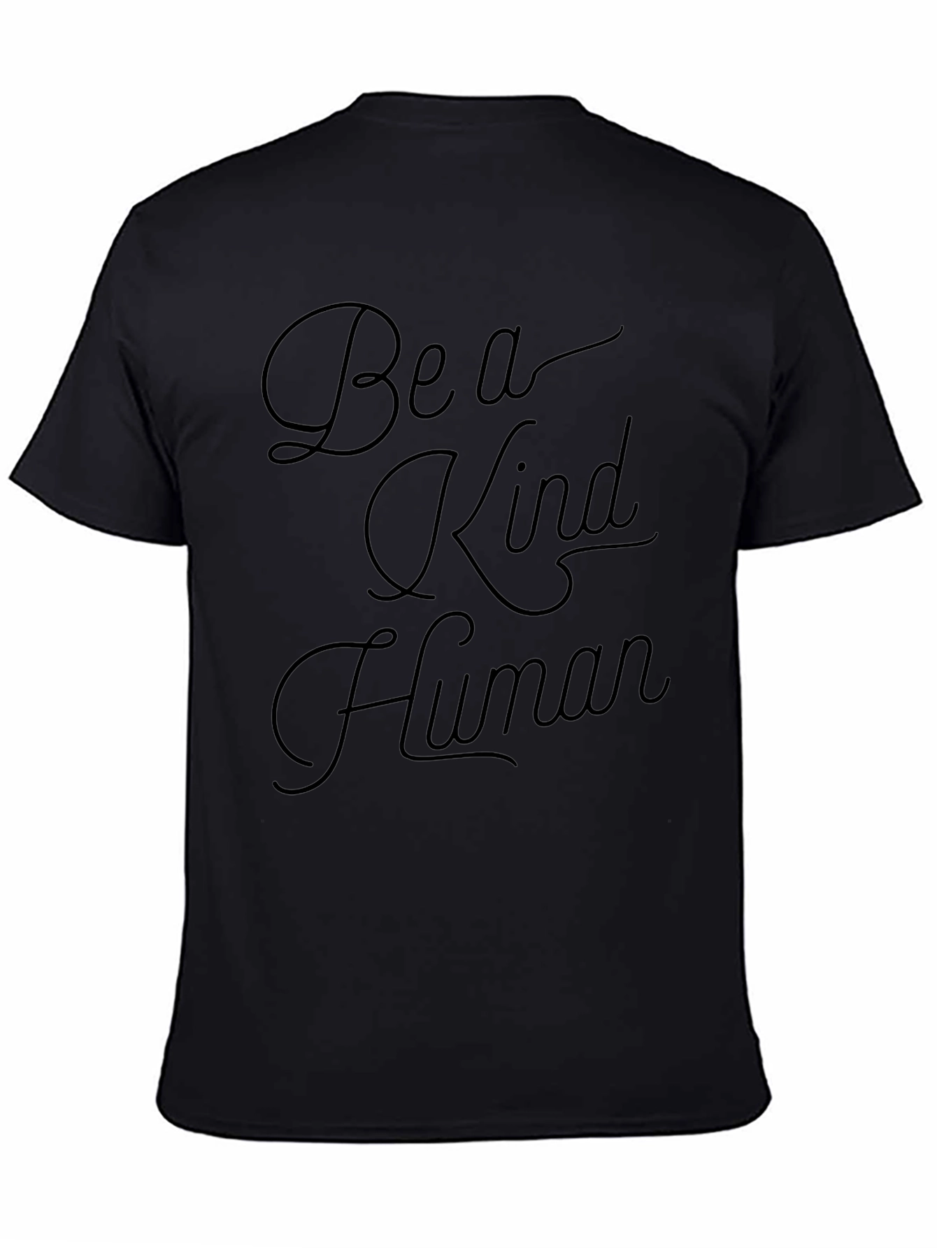 Be a Kind Human Graphic Tee - Black