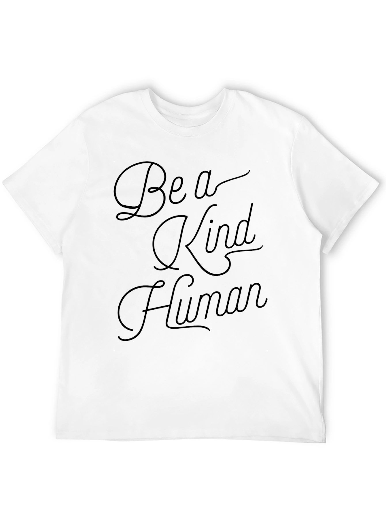 Be a Kind Human Graphic Tee - Black