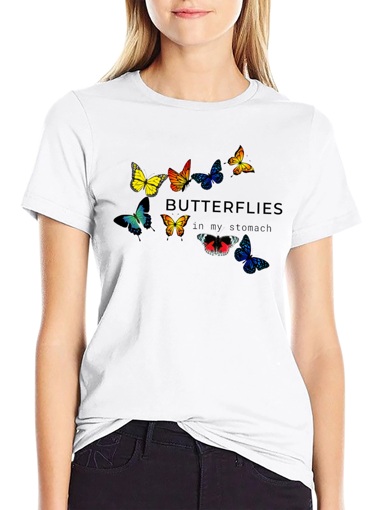 Butterflies in My Stomach Graphic T-Shirt
