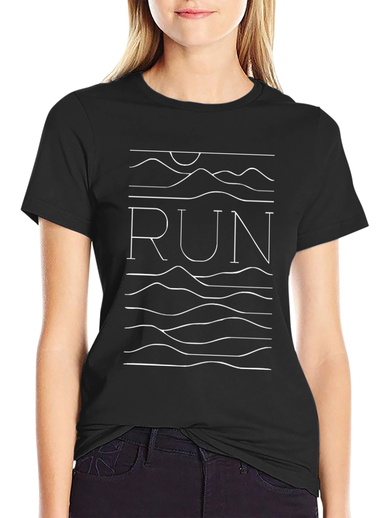 Minimalist Run Graphic Tee