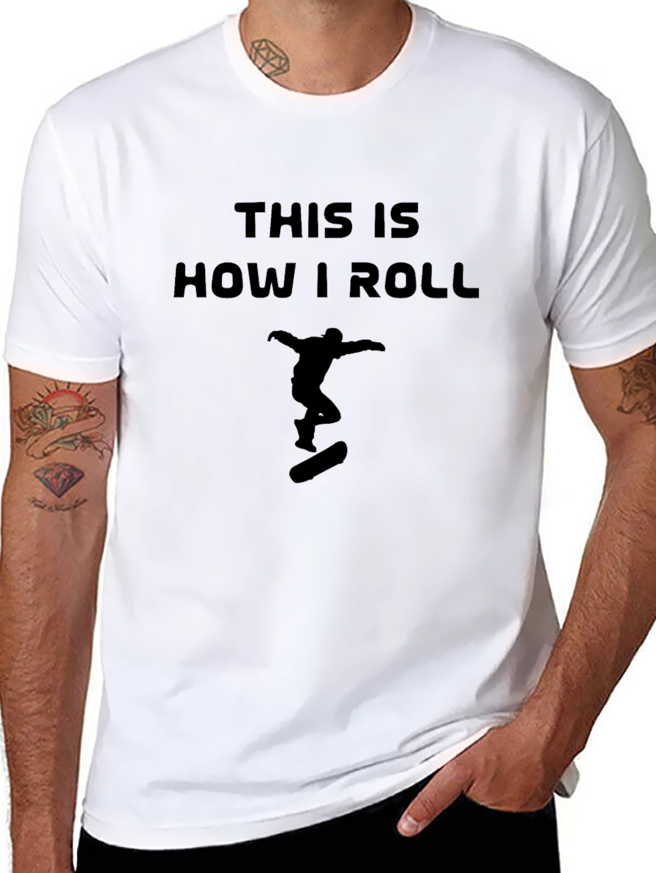 This Is How I Roll Skateboard T-Shirt